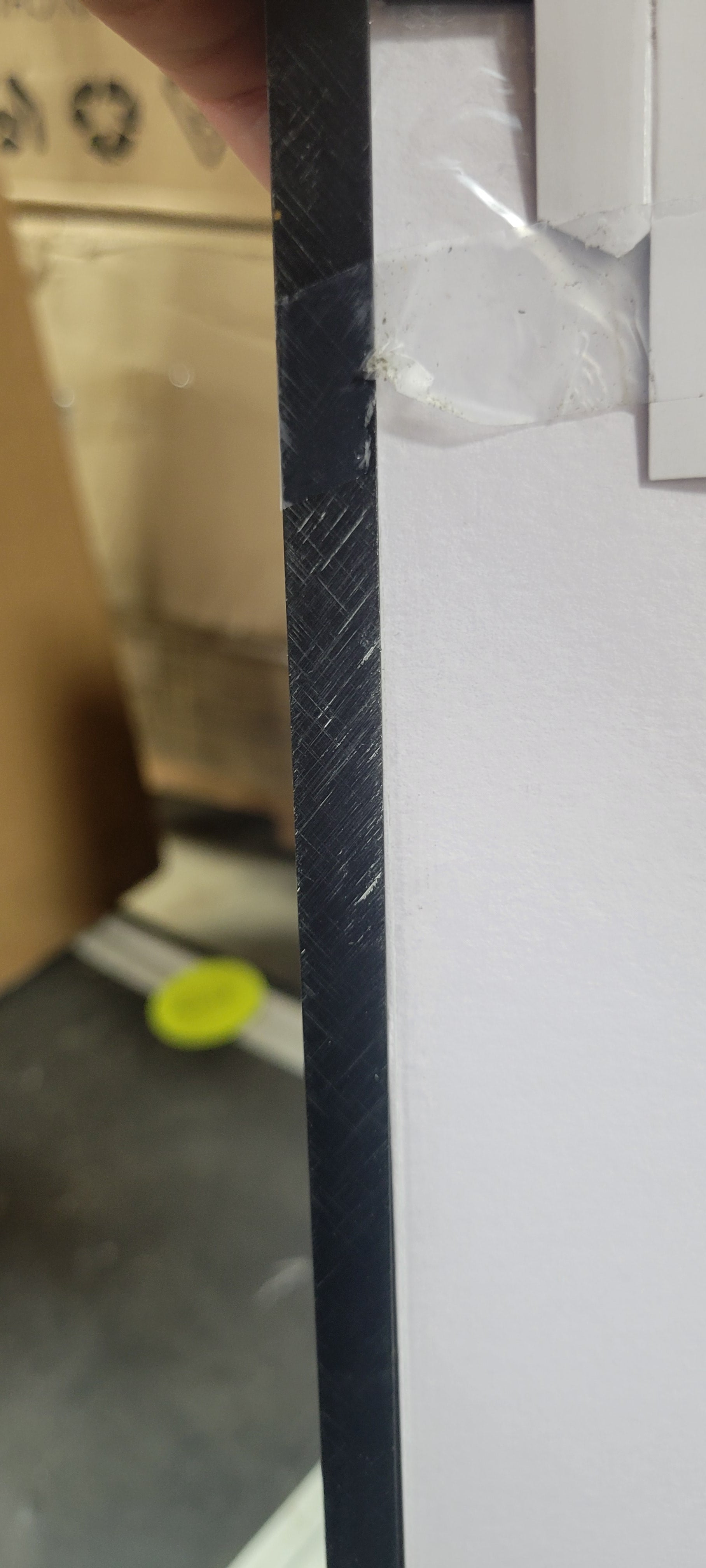 Elevated Aluminum Poster Frame Black