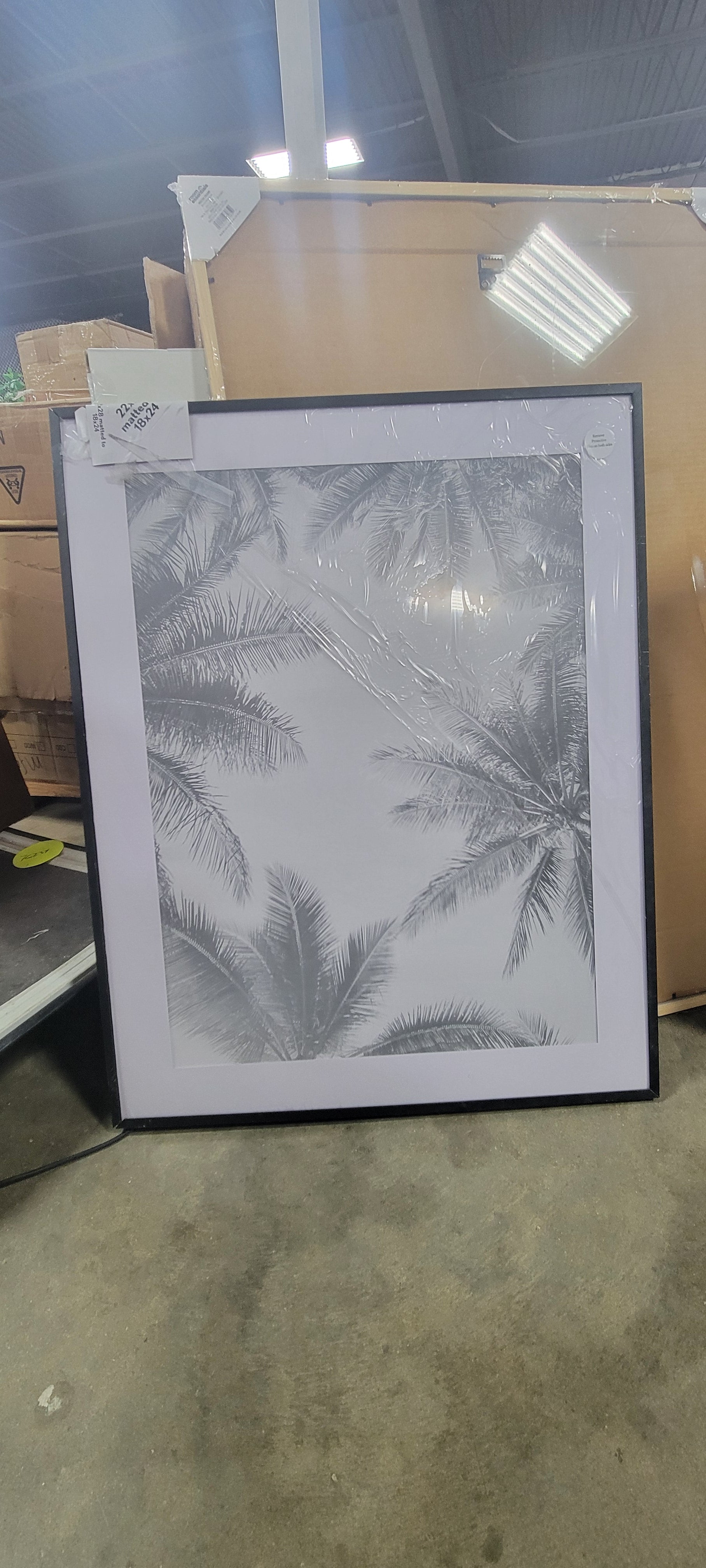 Elevated Aluminum Poster Frame Black