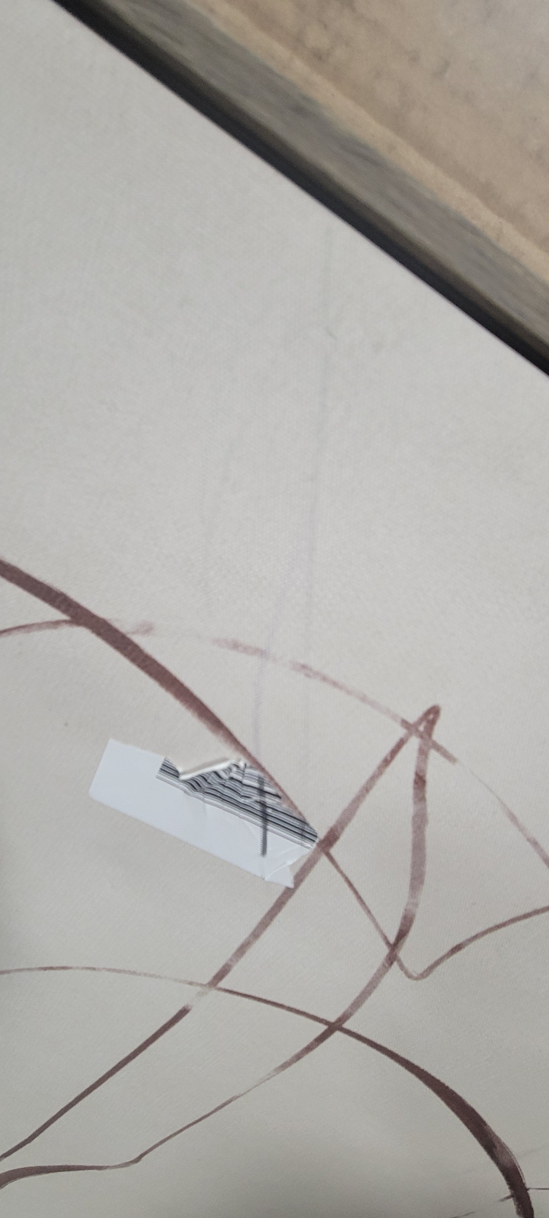 Line Abstract Framed Canvas Wall Art