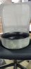 Black Vitreous China Circular Bathroom Sink
