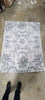 Floral Scroll Woven Area Rug Cream/Pink 4'x6'