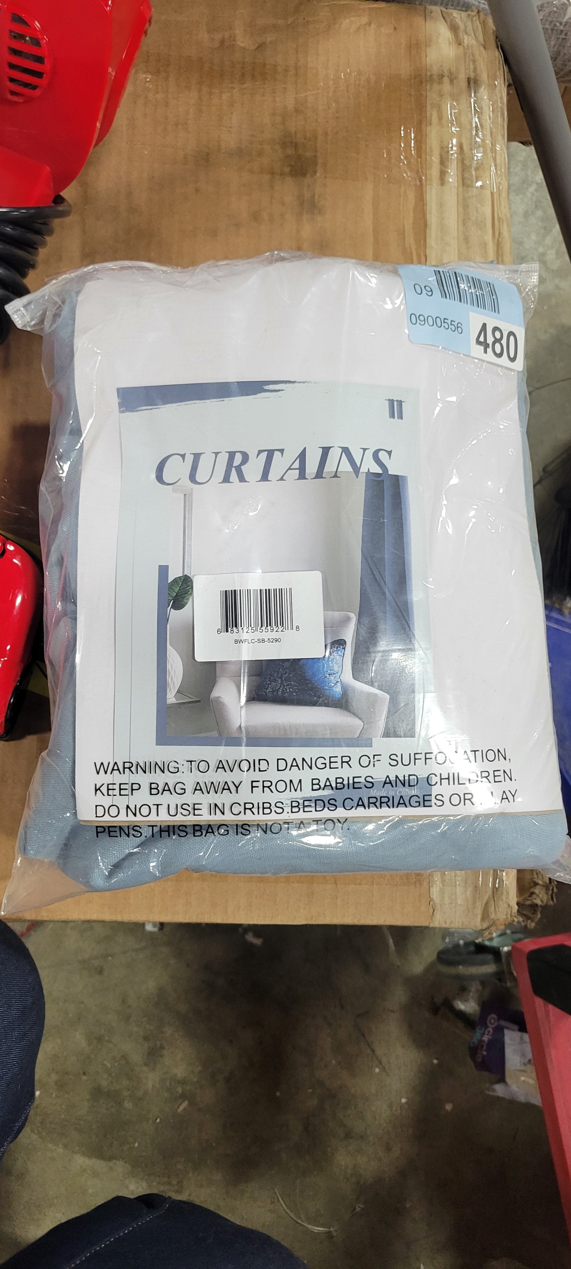 Toyoko Linen Blended Semi-Sheer Back Tab Curtain Pair (Set of 2)