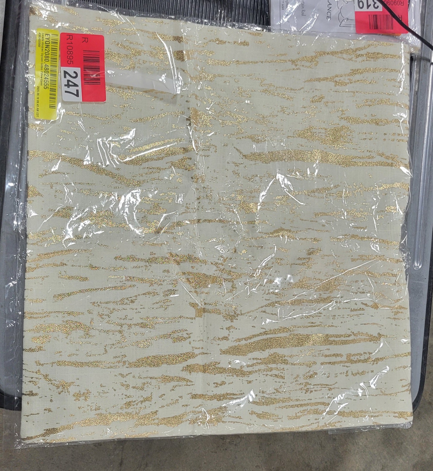 Loretta Abstract Square Cotton Pillow Cover