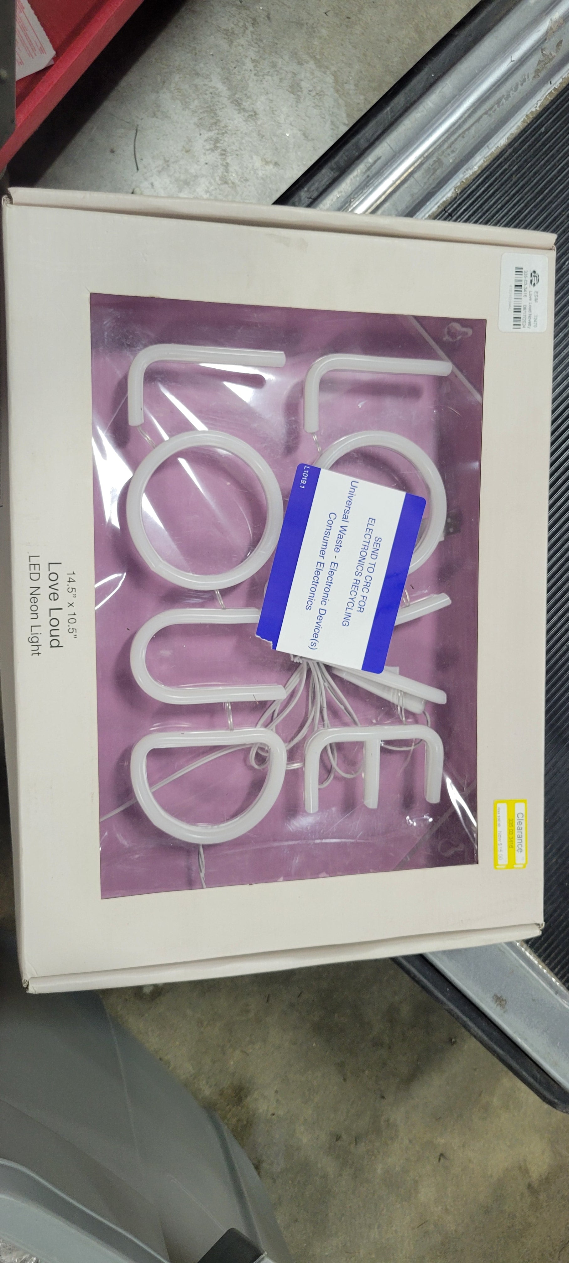 Love Loud LED Neon Light