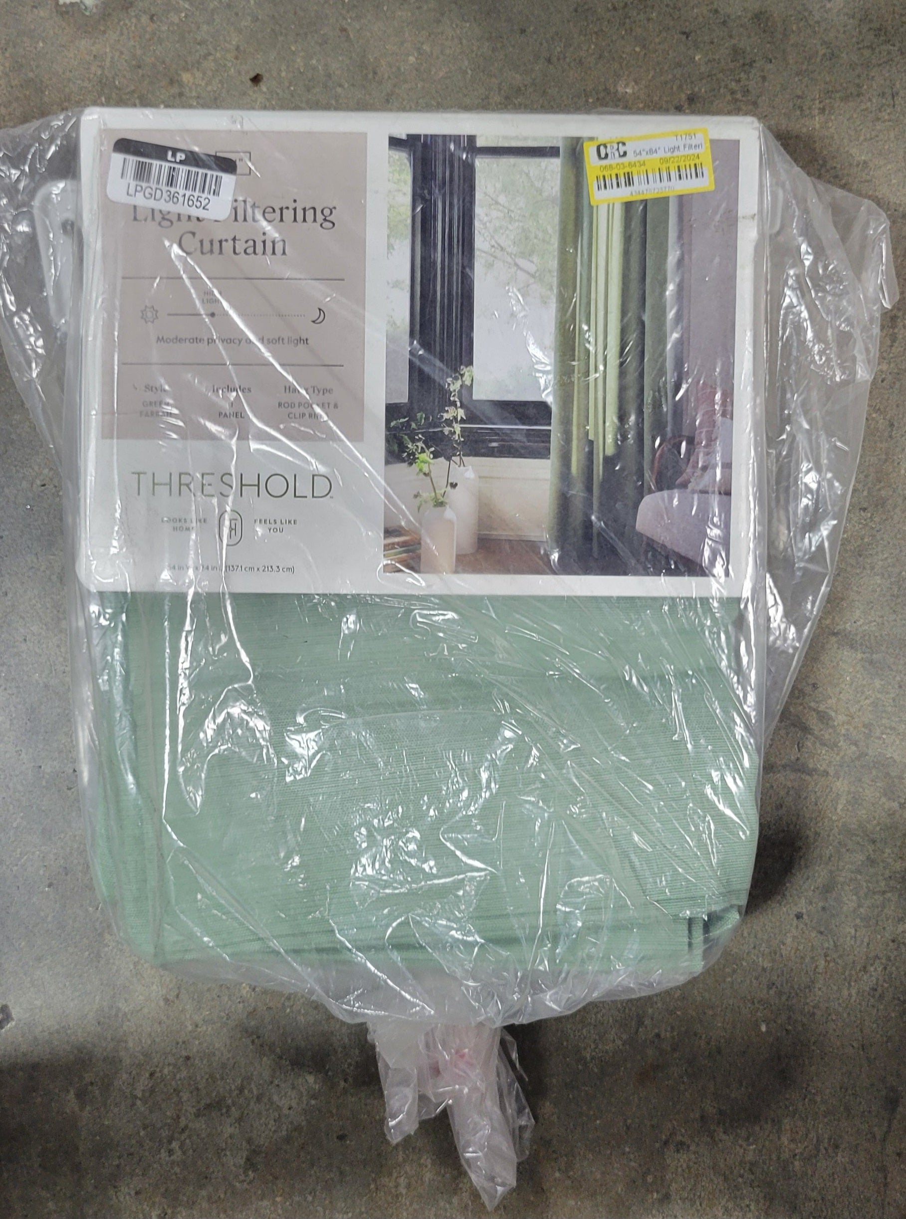 Solid Farrah Light Filtering Window Curtain Panel