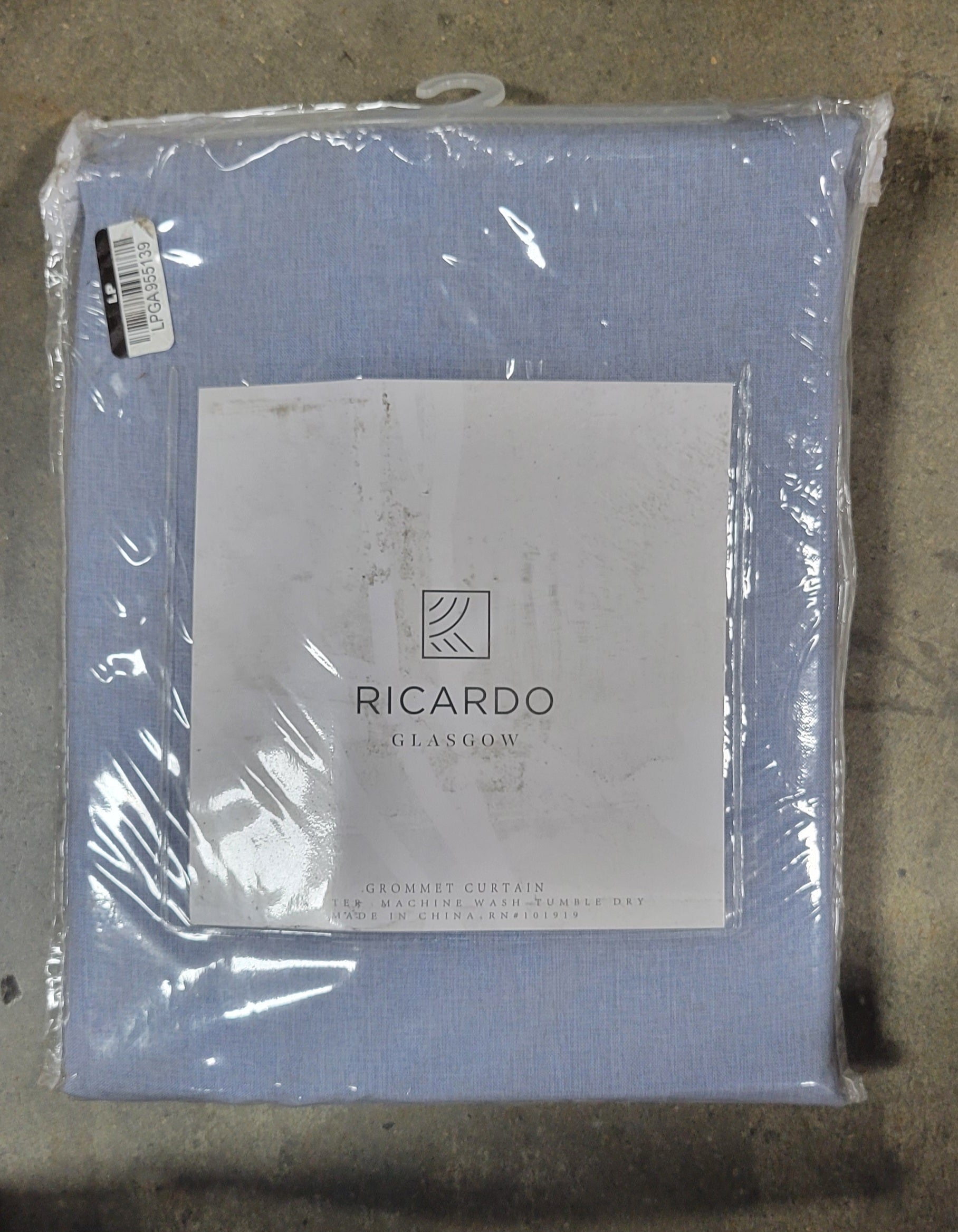 Woven Grommet Top Window Light Filtering Curtain