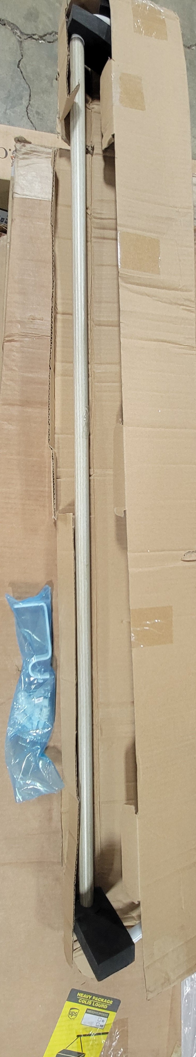 Blackout Kids' Curtain Rod Natural Wood/White