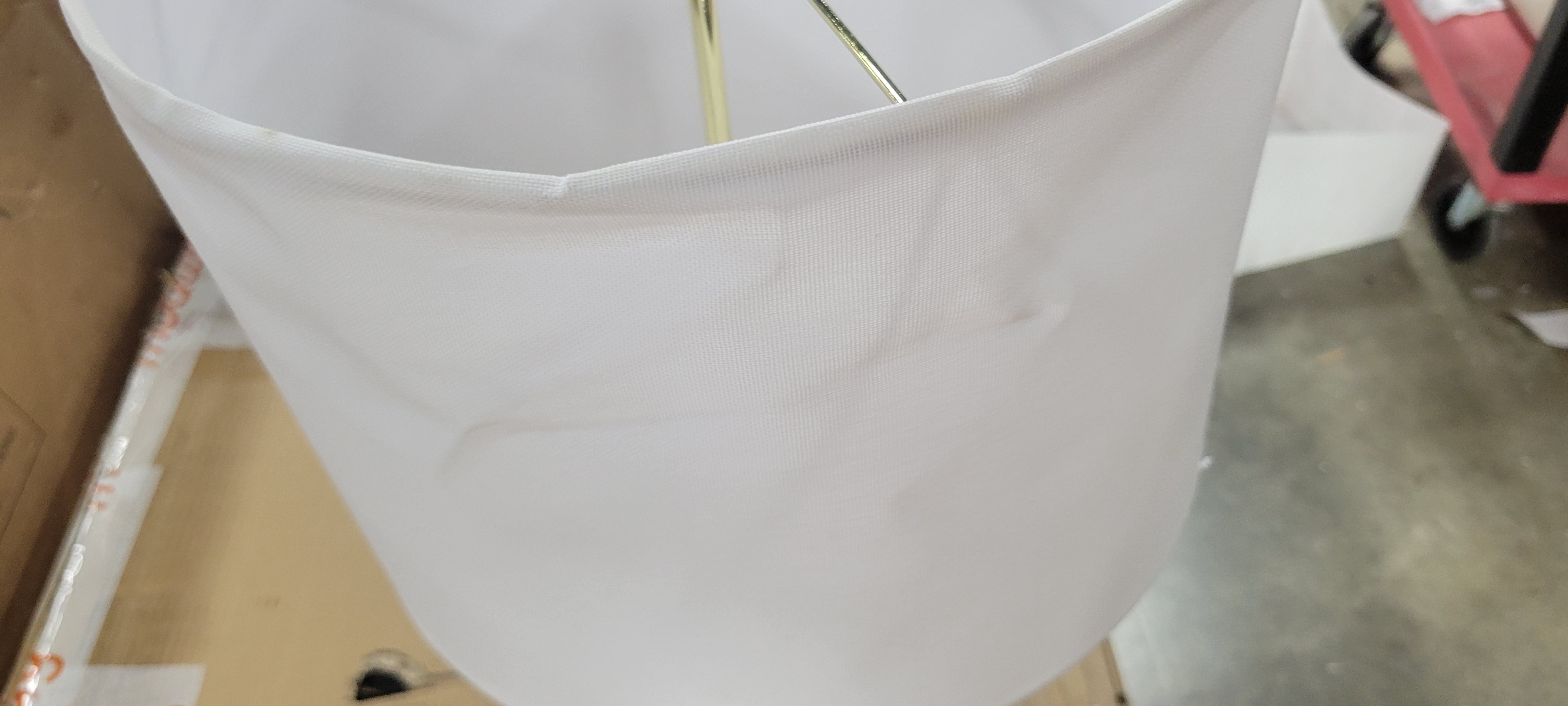 Modern Table Lamp Black/White - Ceramic Base, Linen Shade