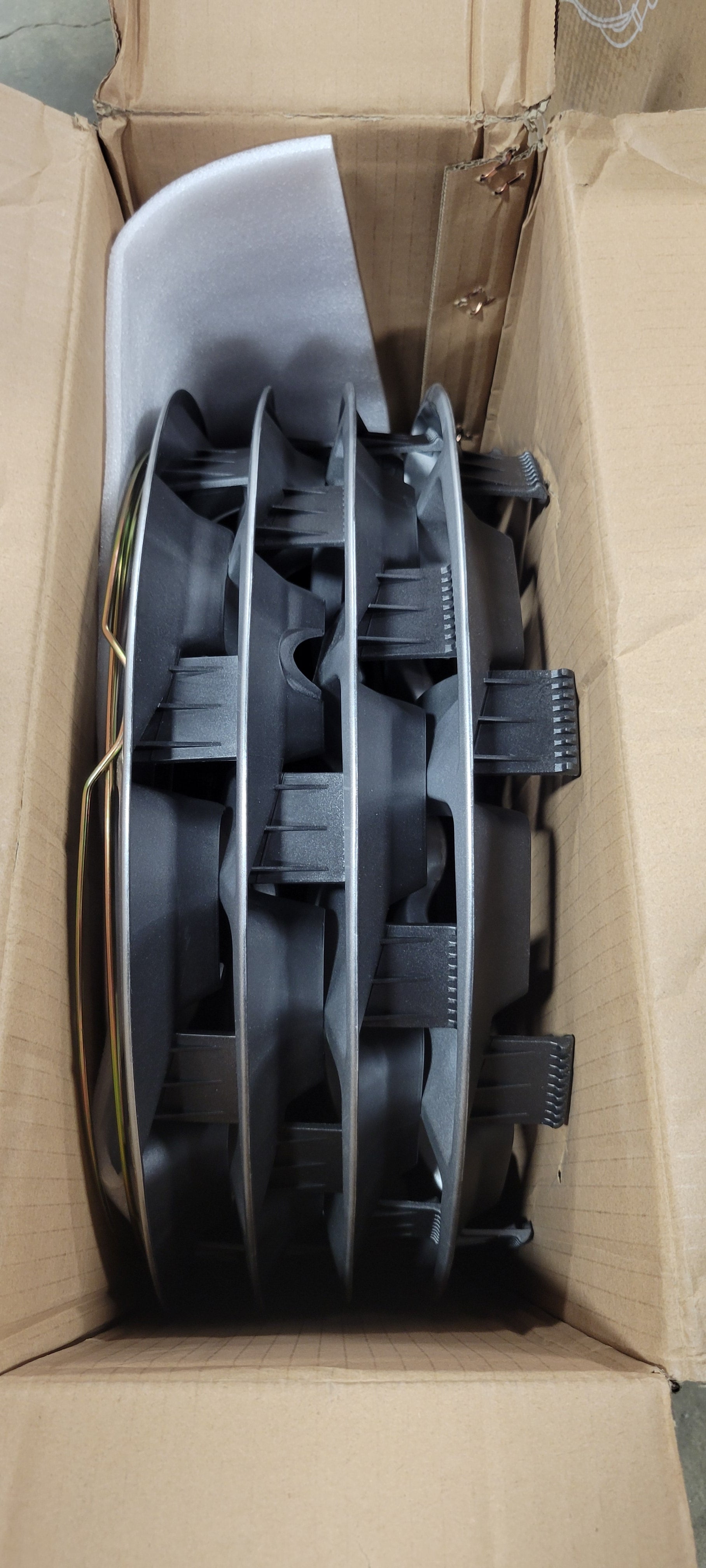 4 Pack Car Wheel Rim Skin Cover Hub Caps Hubcap Wheel Cover Silver