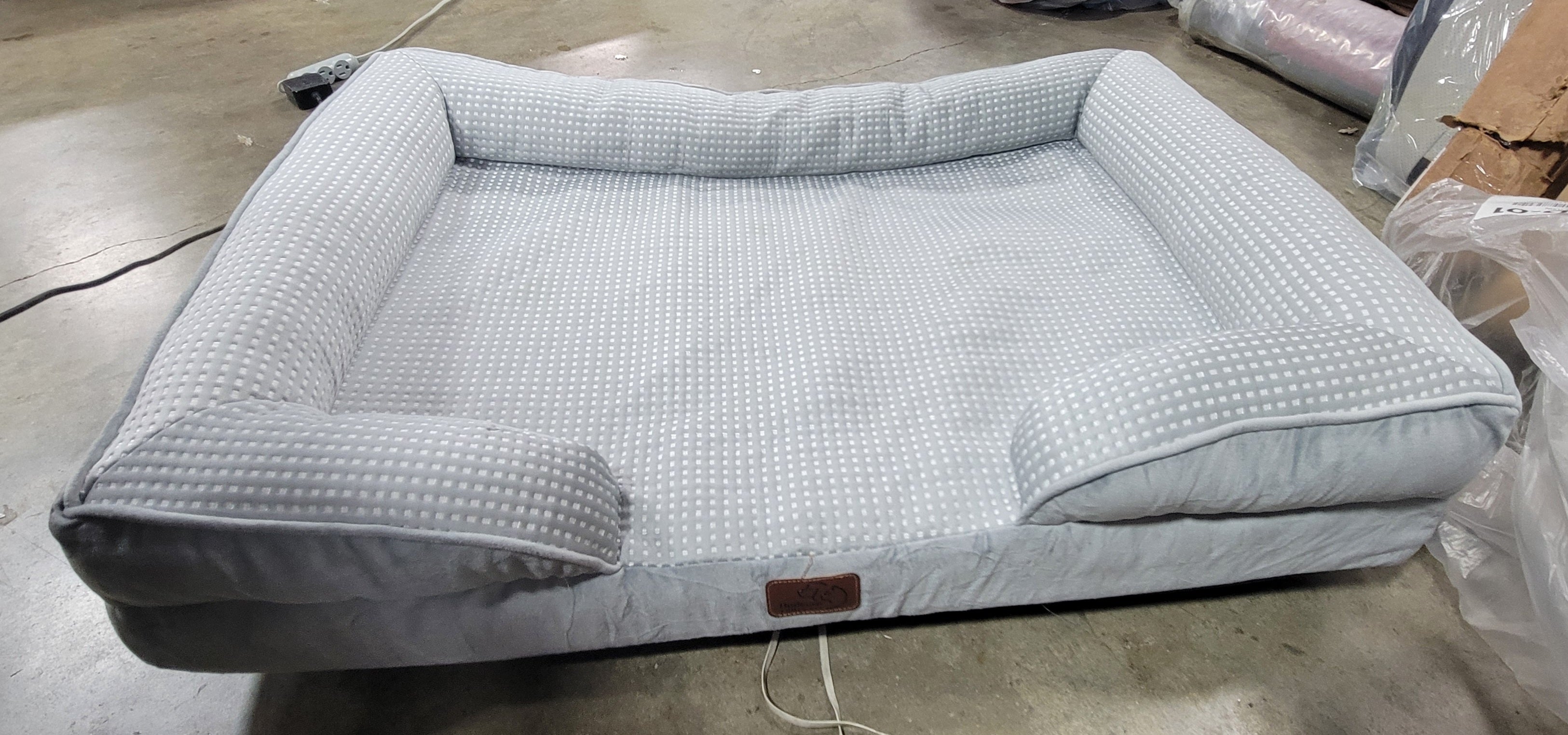 Orthopedic Pet Sofa - Grey - L