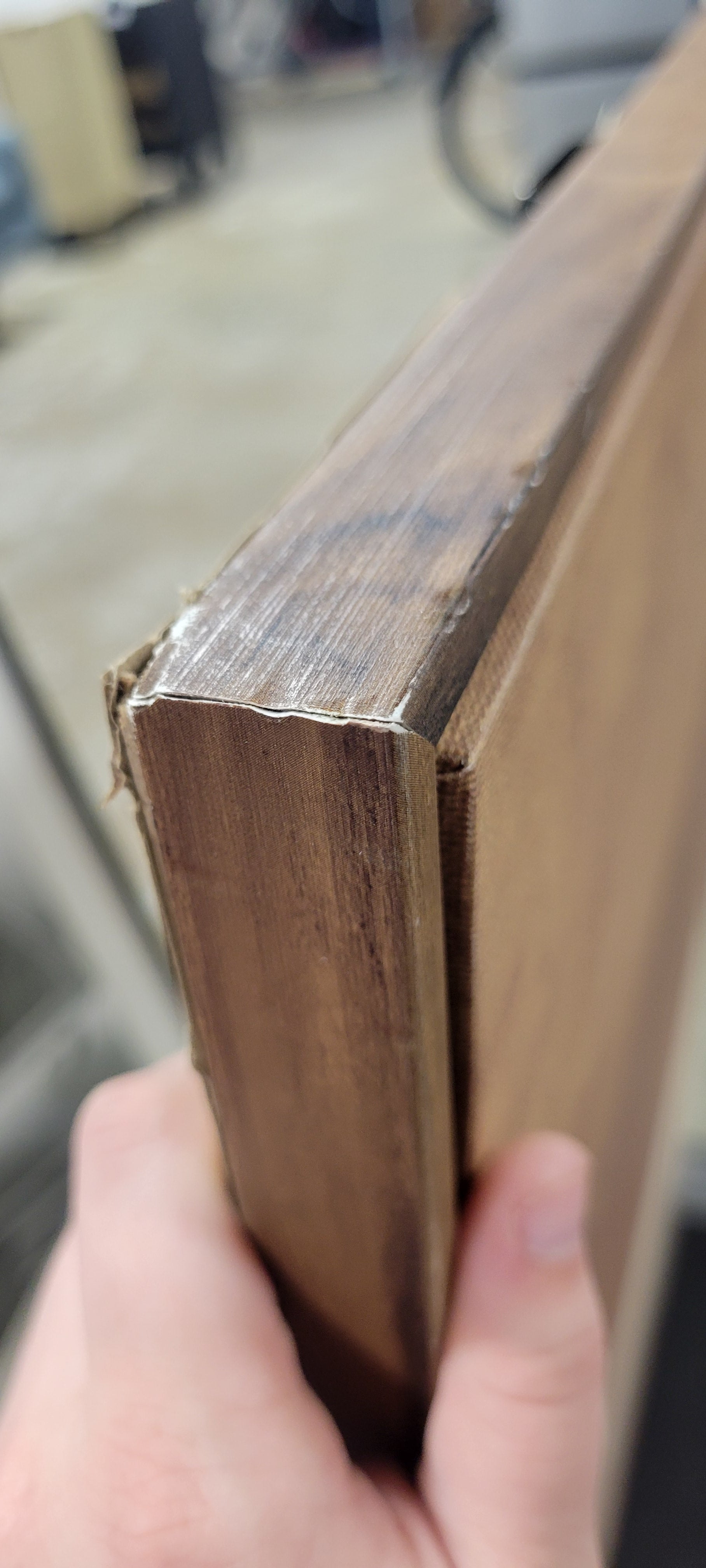 1-Piece Earth Abstract Framed Canvases Brown