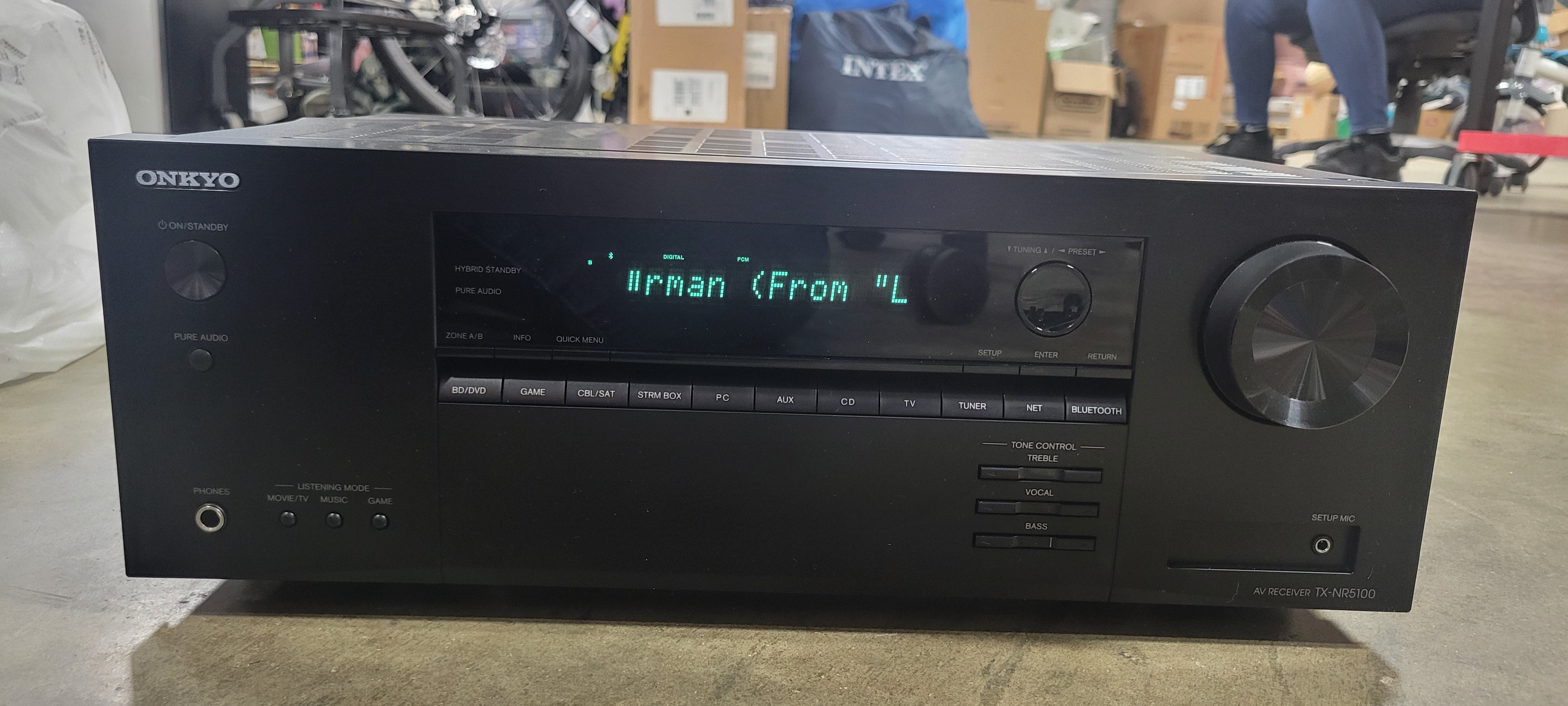 7.2-Channel AV Receiver - 150 Watts Per Channel, HDMI 2.1 with 8K, Works