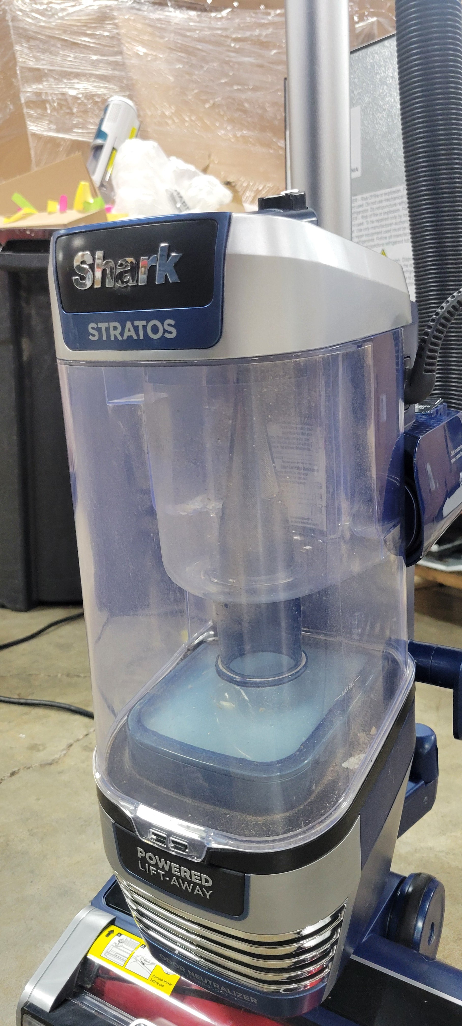 Stratos Upright Vacuum with DuoClean PowerFins HairPro - Navy