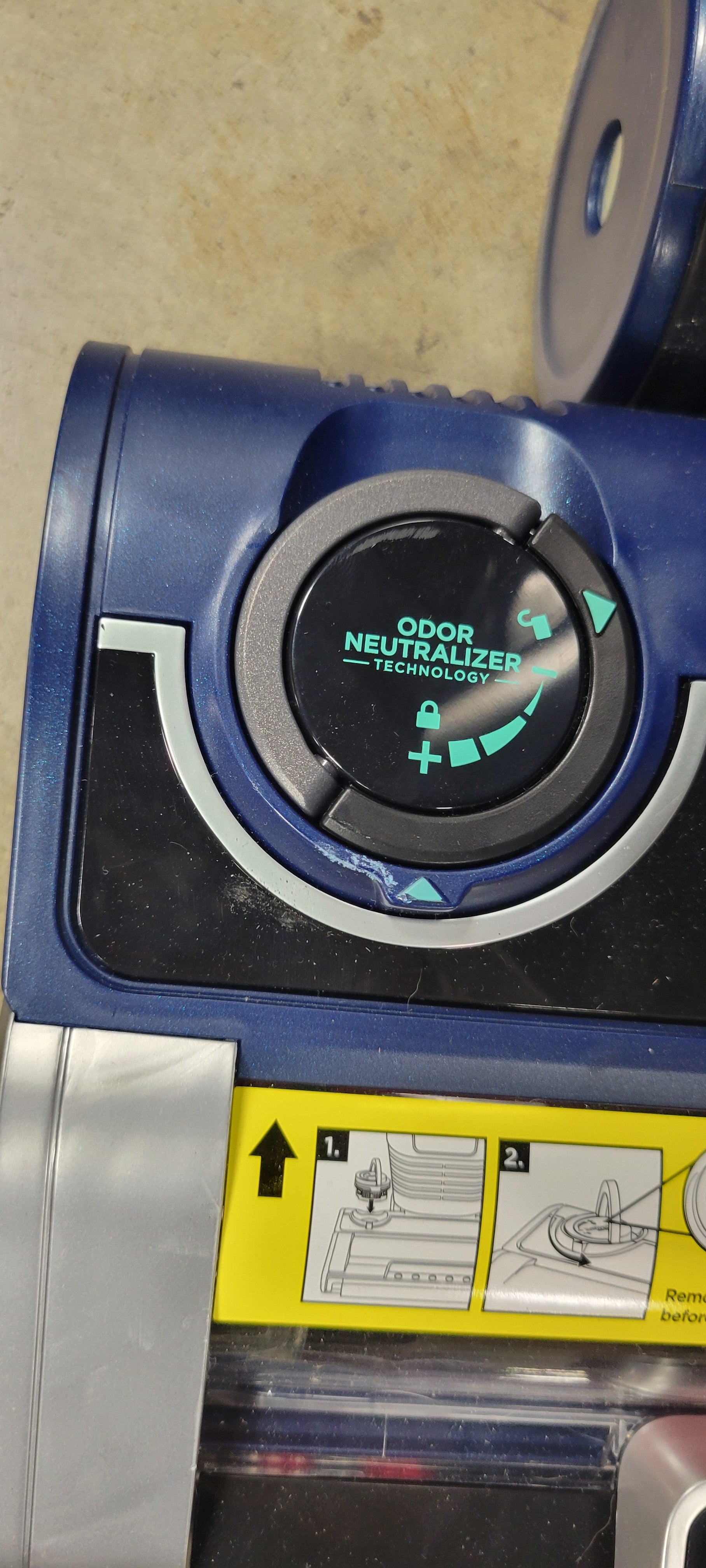 Stratos Upright Vacuum with DuoClean PowerFins HairPro - Navy