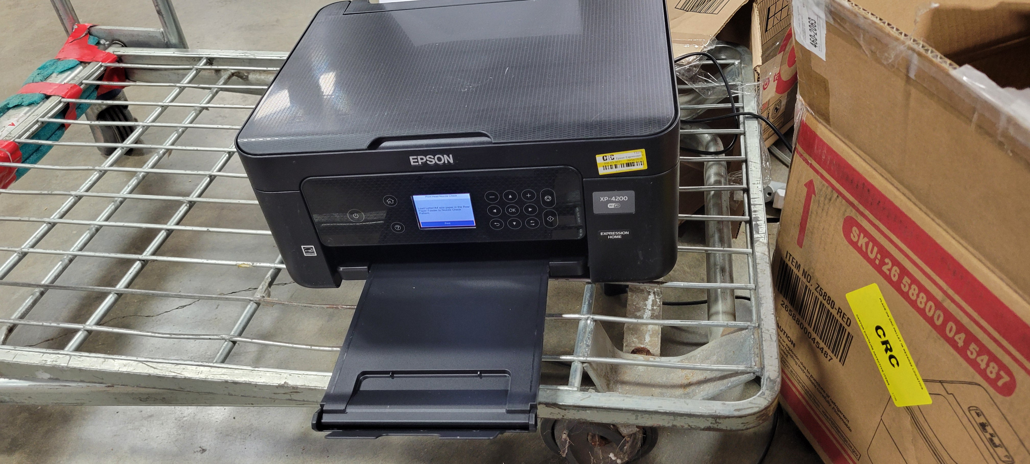 Expression Home Wireless Color Inkjet All-in-One Printer, Copier, Scanner - Black