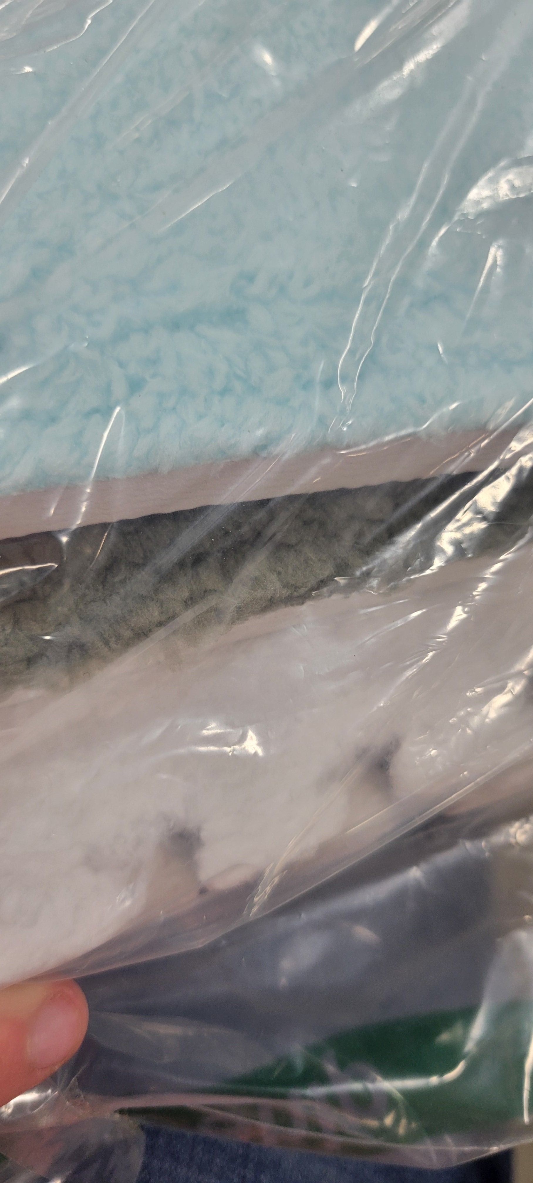 Fluffy Square Tiles with 12 Edgings Soft Anti-Slip Puzzle Area Rug Playmat, final cut