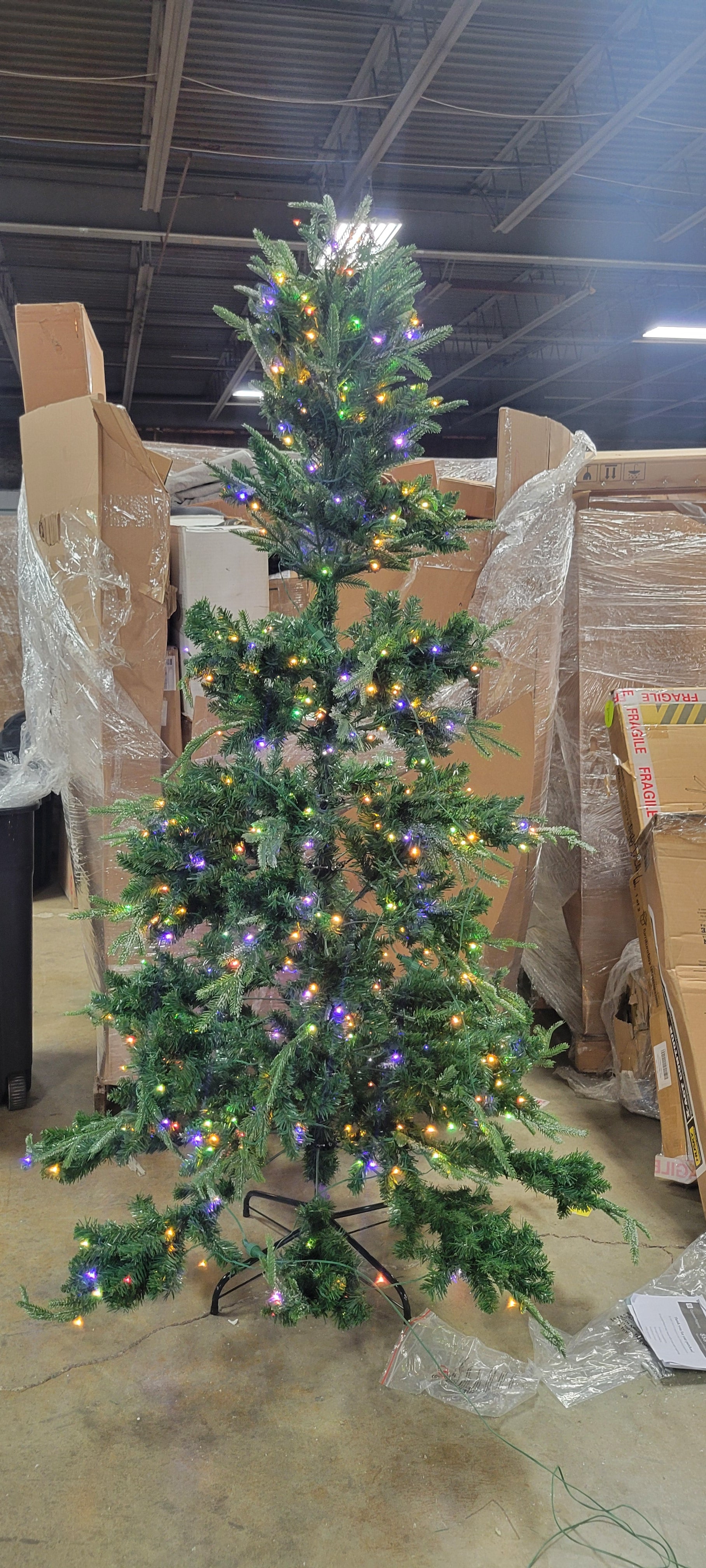 Pre-Lit Aspen Fir Artificial Christmas Tree