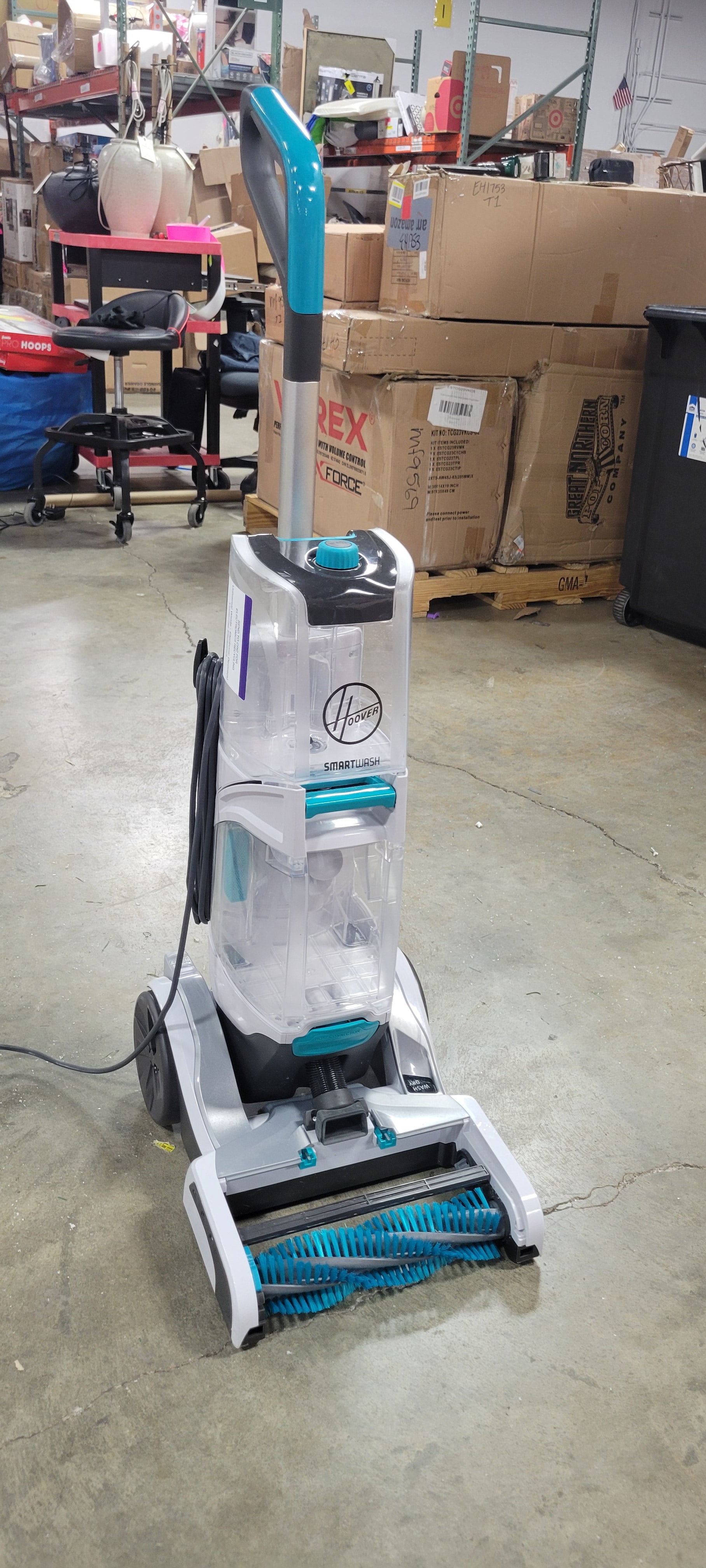 SmartWash Automatic Carpet Cleaner Machine and Upright Shampooer - Electric Rug Cleaner