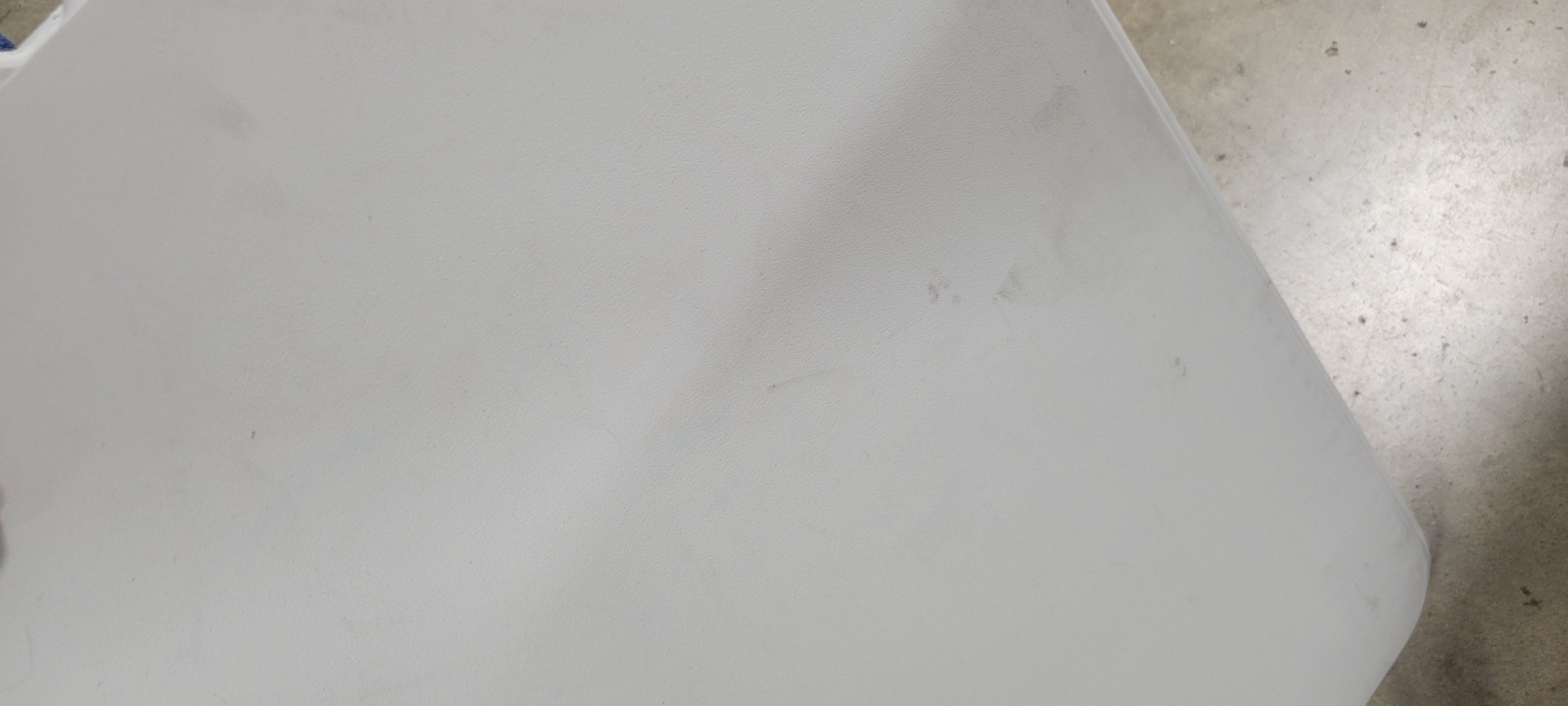 Adjustable Height Folding Table Off-Whit