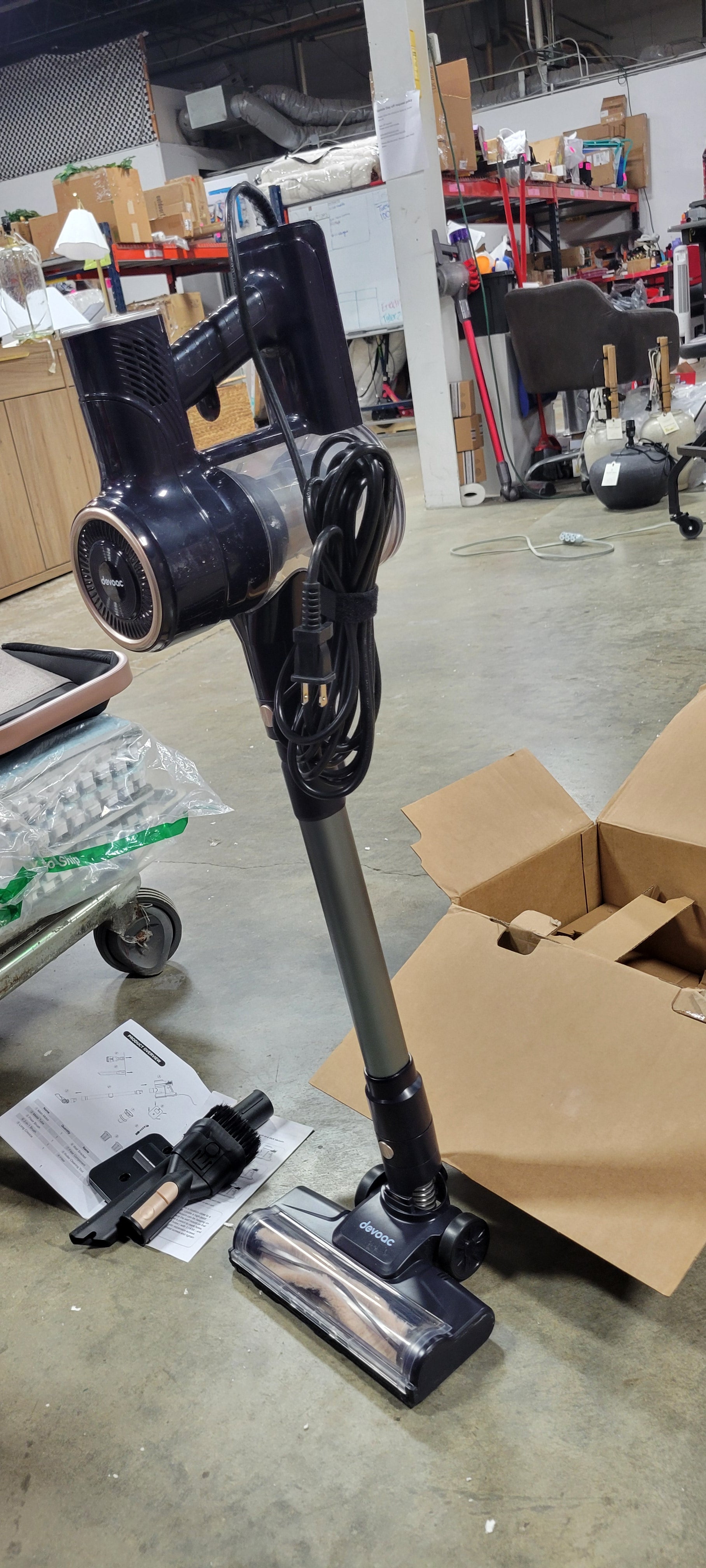 Corded Vacuum Cleaner, Stick Vacuum, Free-Stand