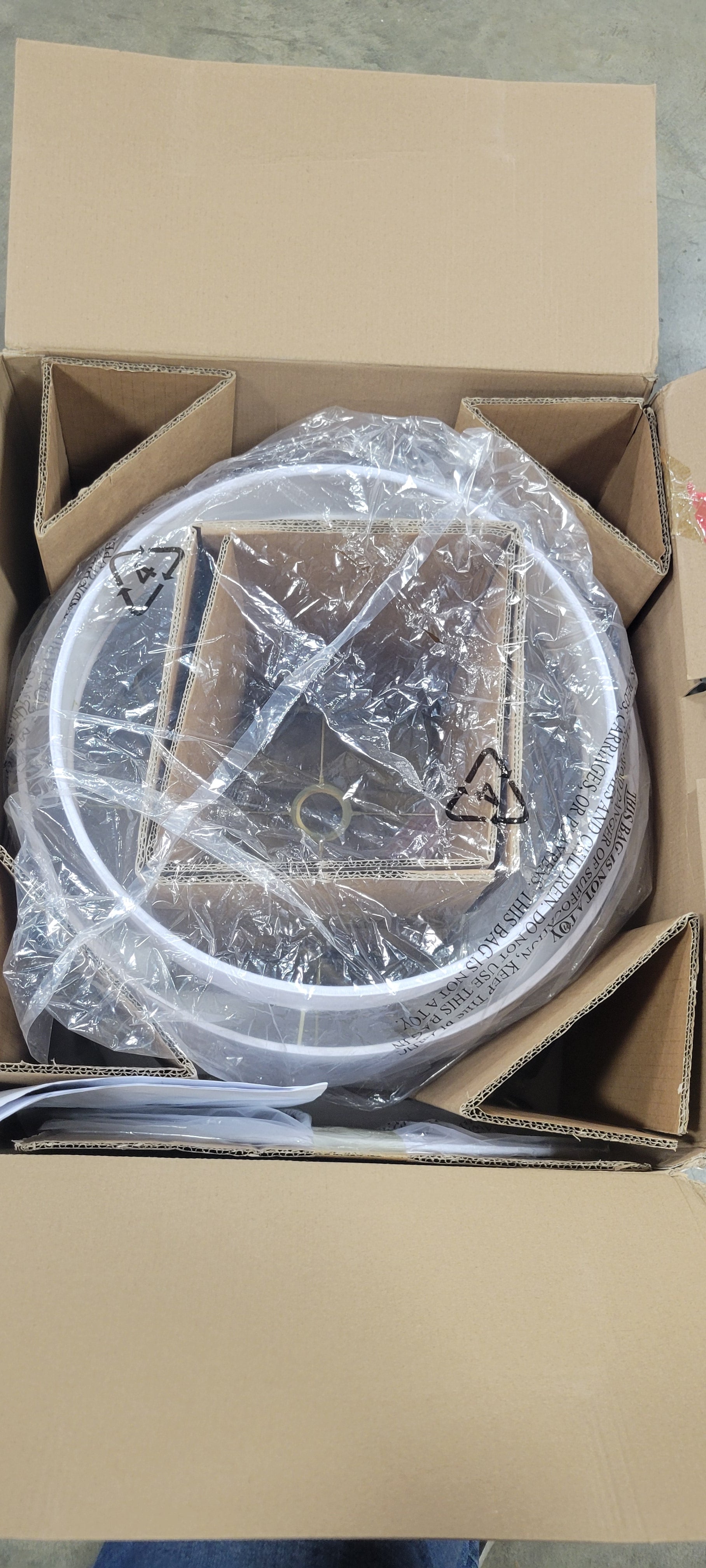 Knurled Metal Arc Floor Lamp with Tiered Shade Brass -Curved Standing Illumination