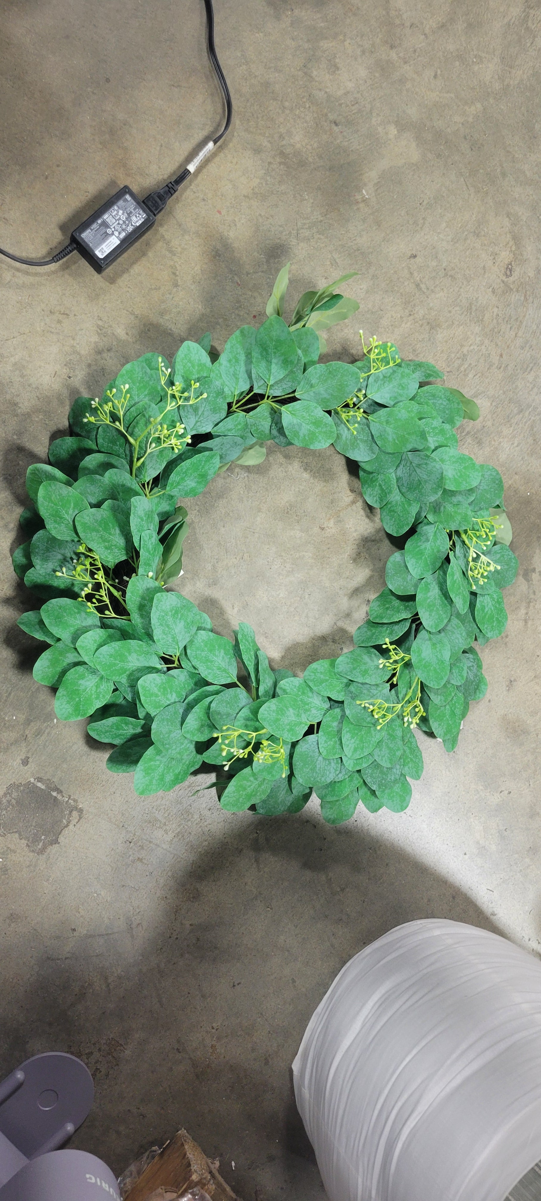 Faux Seeded Eucalyptus Wreath