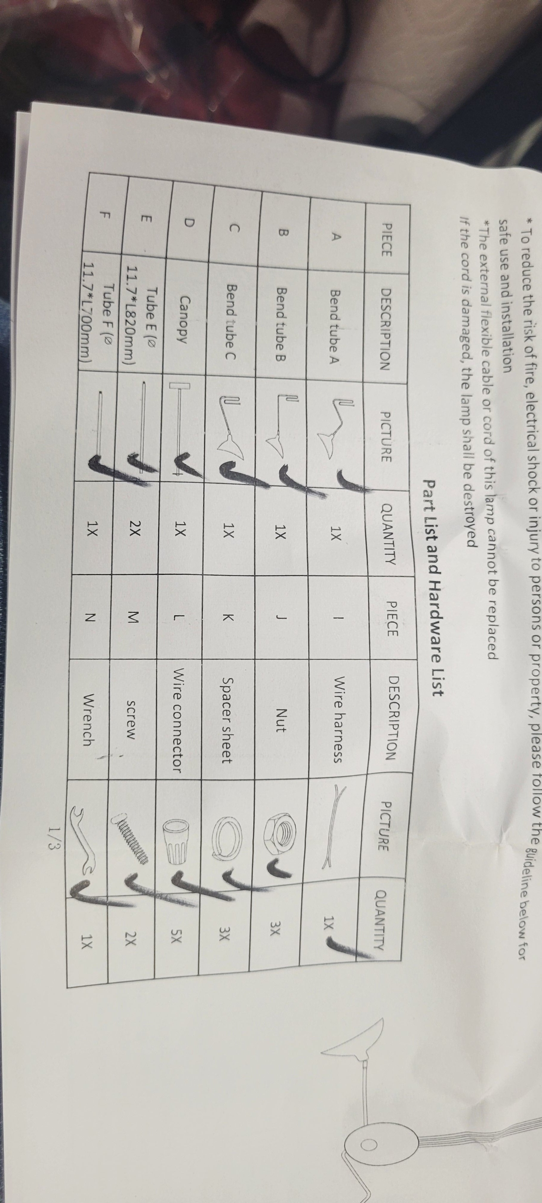 Mid-Century Modern Retro Scandinavian Black Metal/ Gold Leaf 3-light Adjustable Hanging Pendant Light