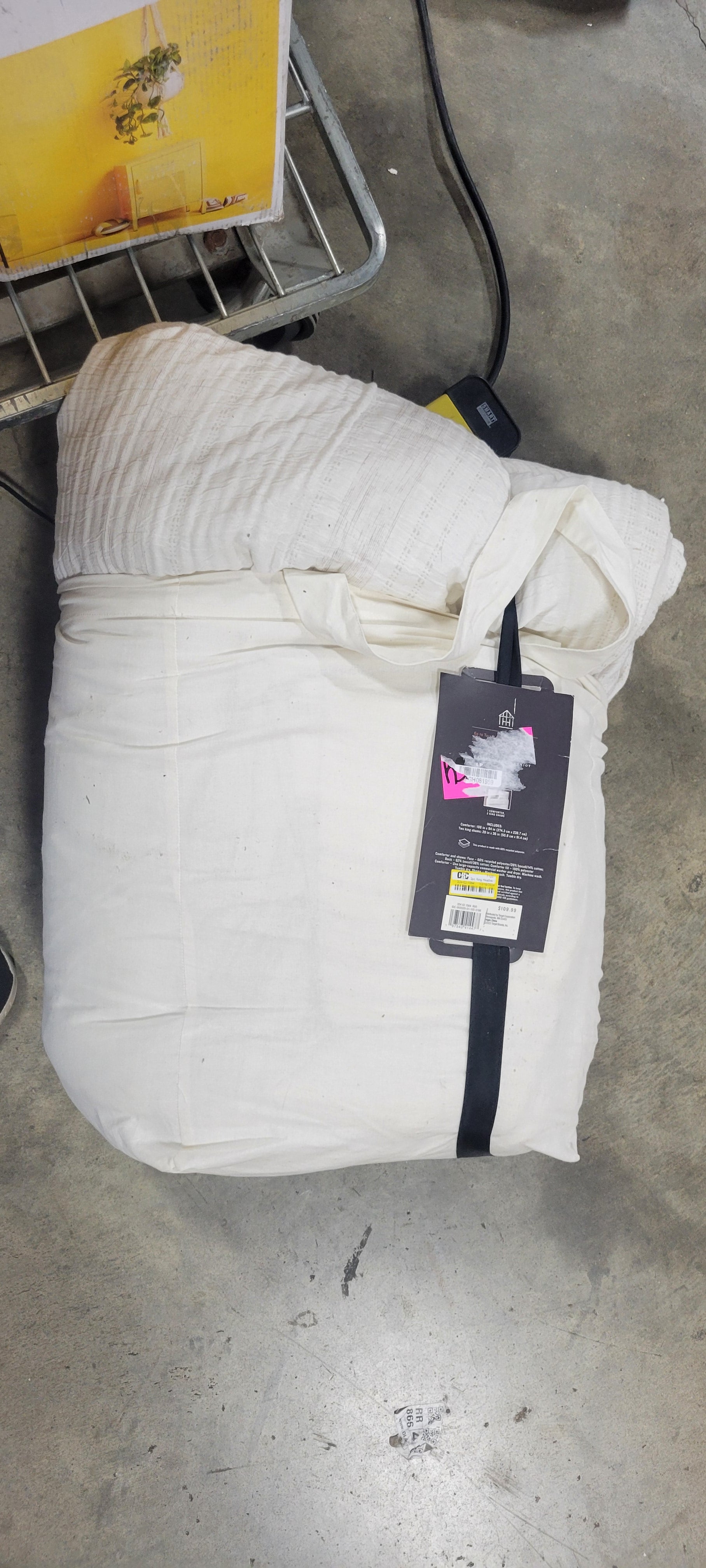 KING Heather Stripe Comforter Set Twilight Taupe 3-Piece