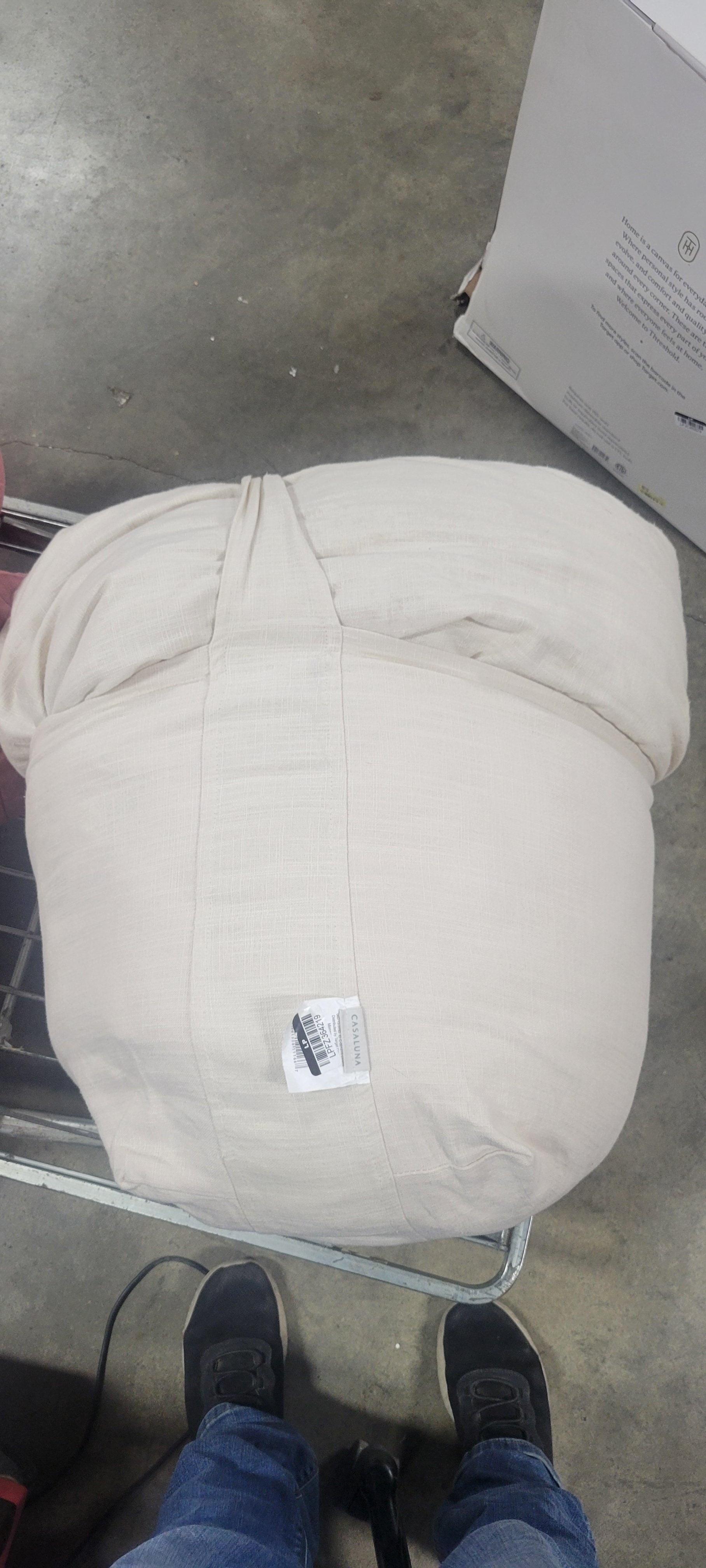 Heavyweight Linen Blend Comforter & Sham Set - Full/Queen 3-Piece