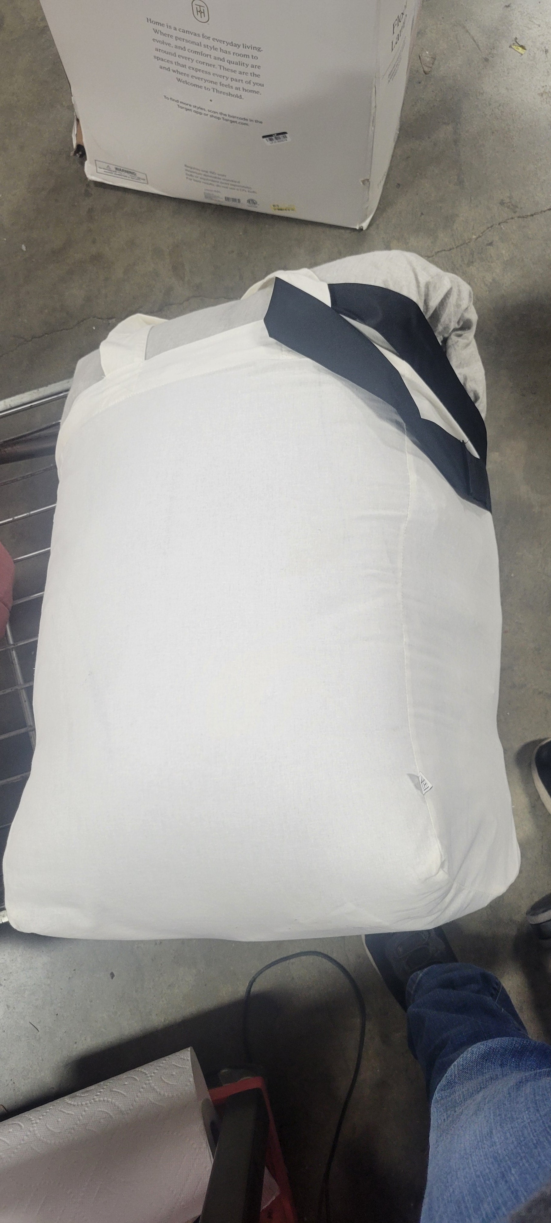 Linen Blend Comforter 3 Piece Set King Jet Gray