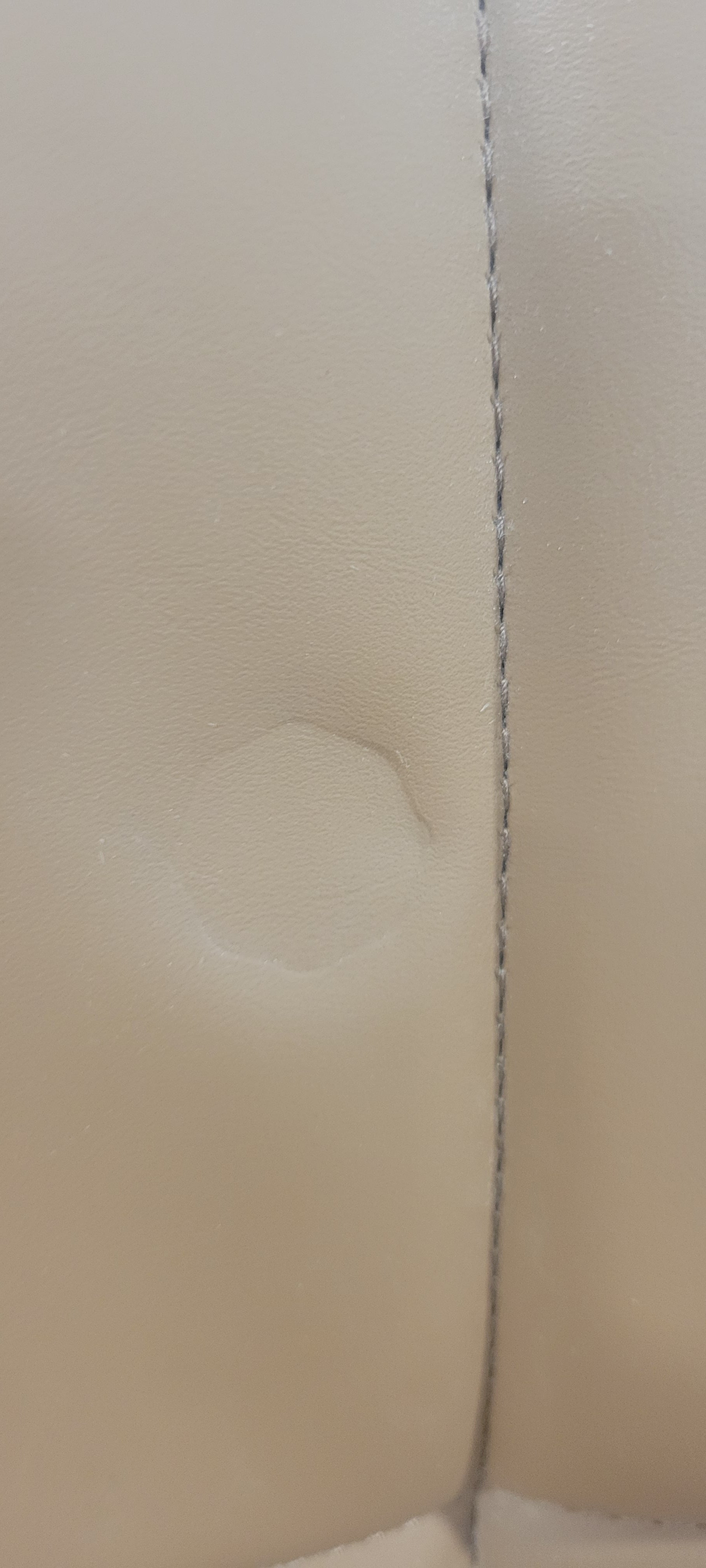 Criss Cross Chair with Wheels Oversized U-shaped Seat Wheels Beige/Brown