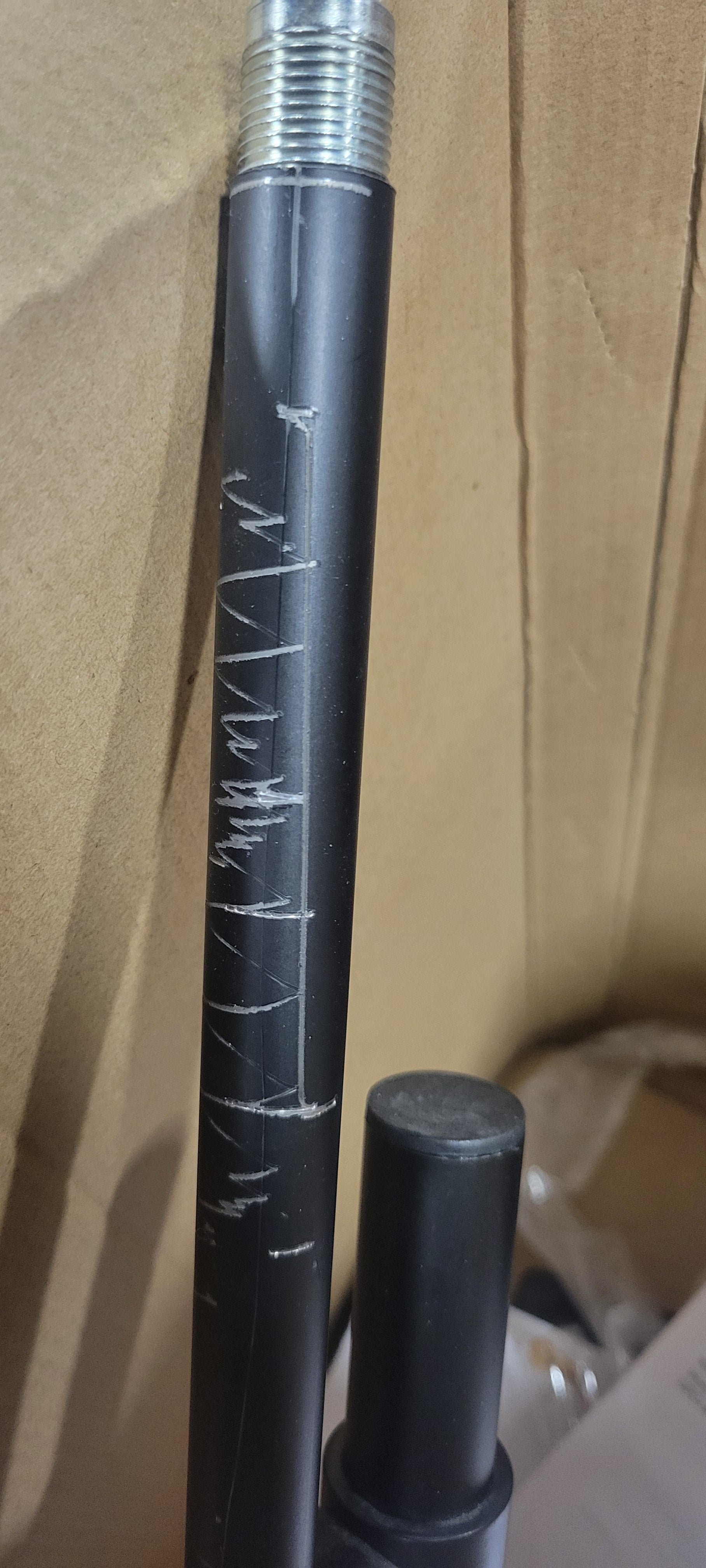 Knox Floor Lamp Modern Black Standing Lamp with Dimmer Switch