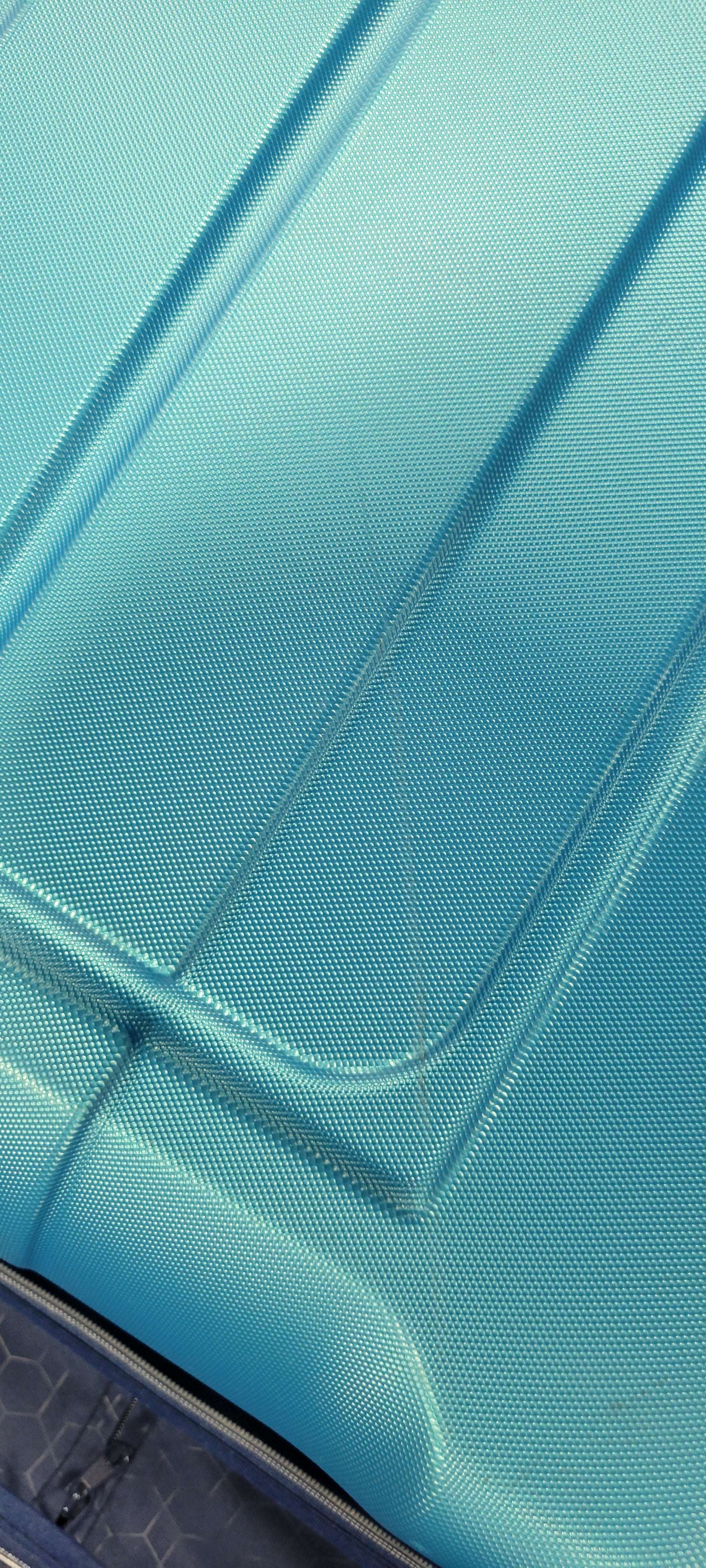 Luggage Sets Expandable PC+ABS Durable Suitcase Sets Double Wheels TSA Lock Sea Blue 3PCS