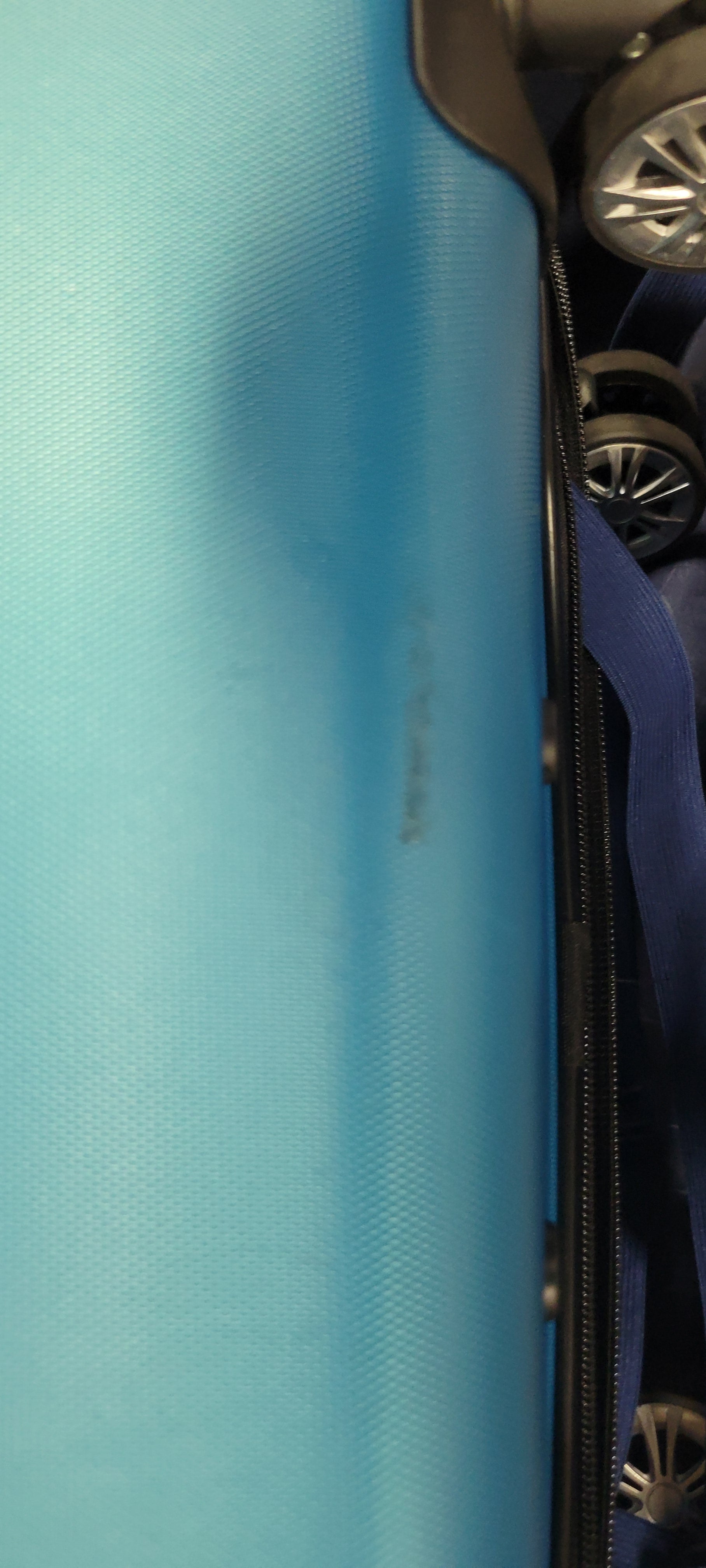 Luggage Sets Expandable PC+ABS Durable Suitcase Sets Double Wheels TSA Lock Sea Blue 3PCS