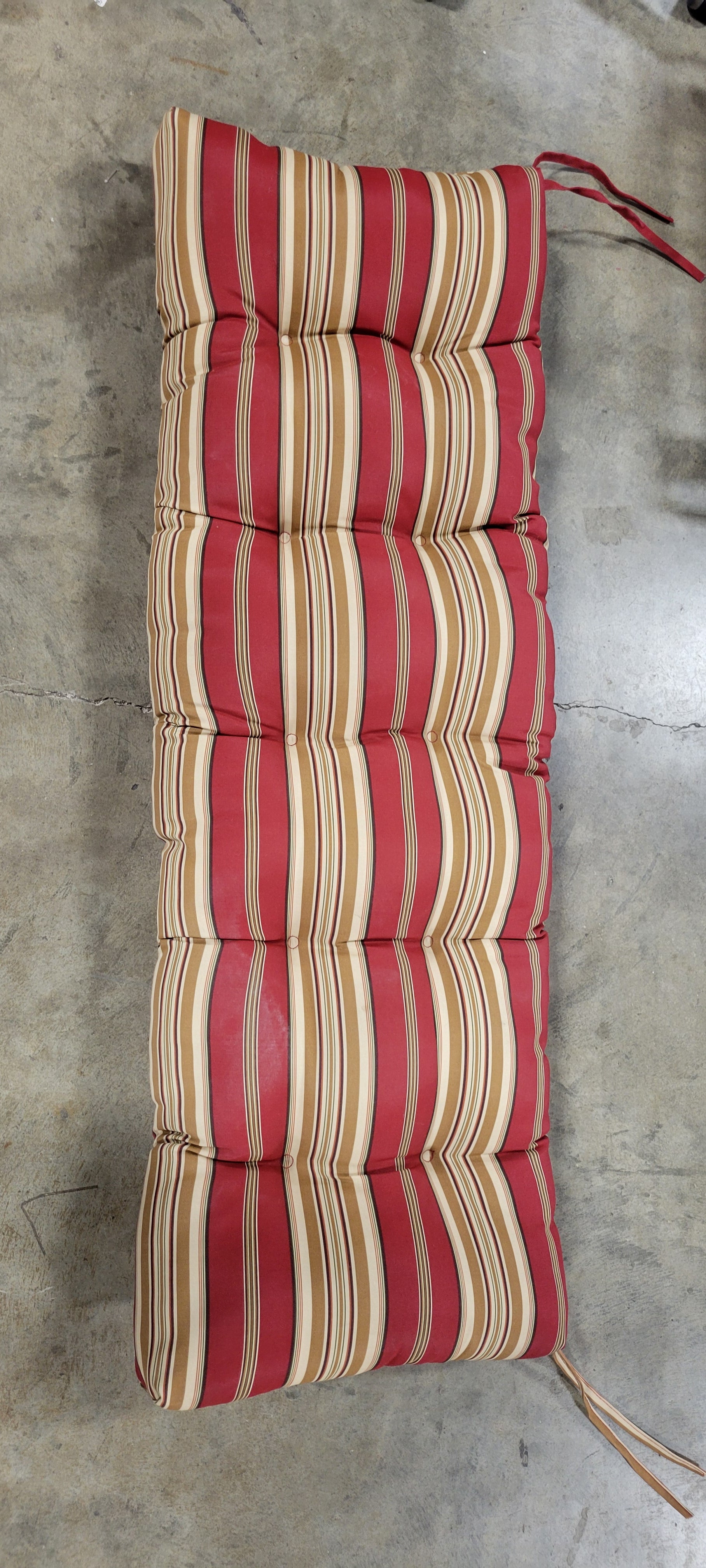 Roma Stripe Rectangle Outdoor Bench Cushion