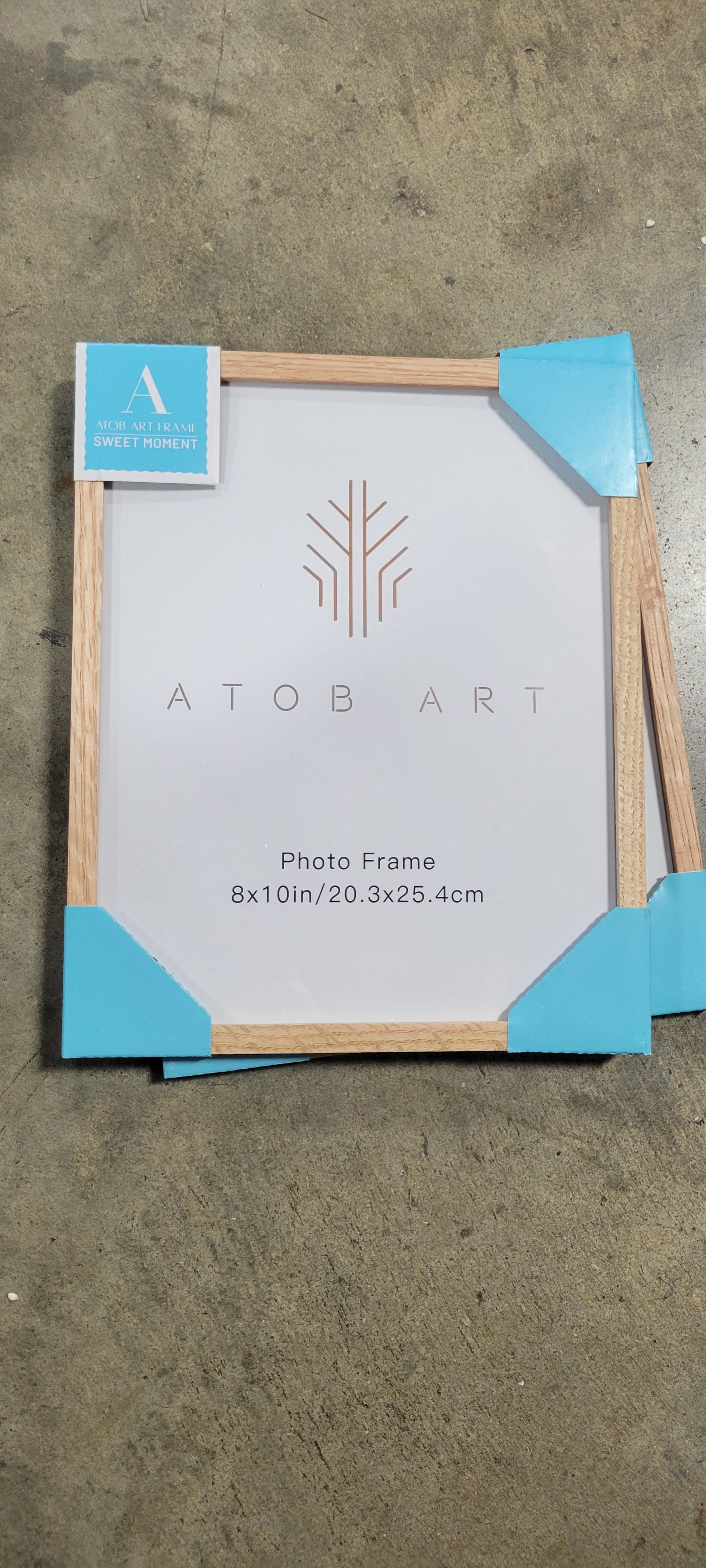 Set of 6 Oak Wood Picture Frame Solid