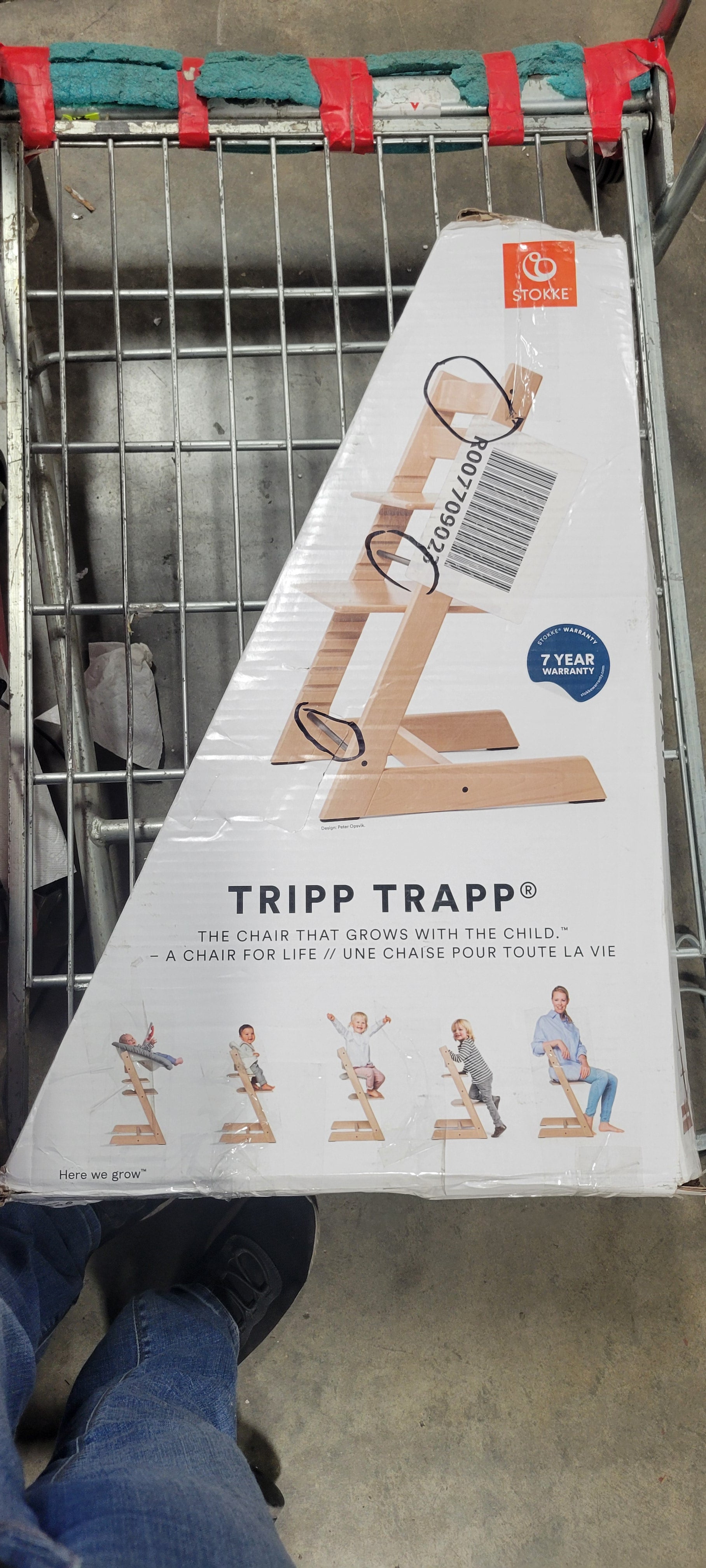 Tripp Trapp Chair, Natural - Adjustable, Convertible Chair