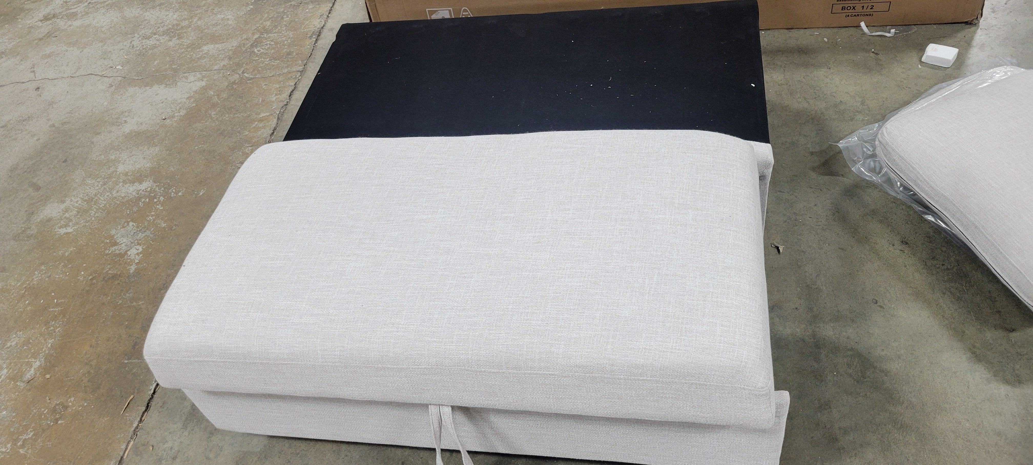 Pull Out Bed for Modular Sectional Sleeper Sofa, Sectional Couch, Beige