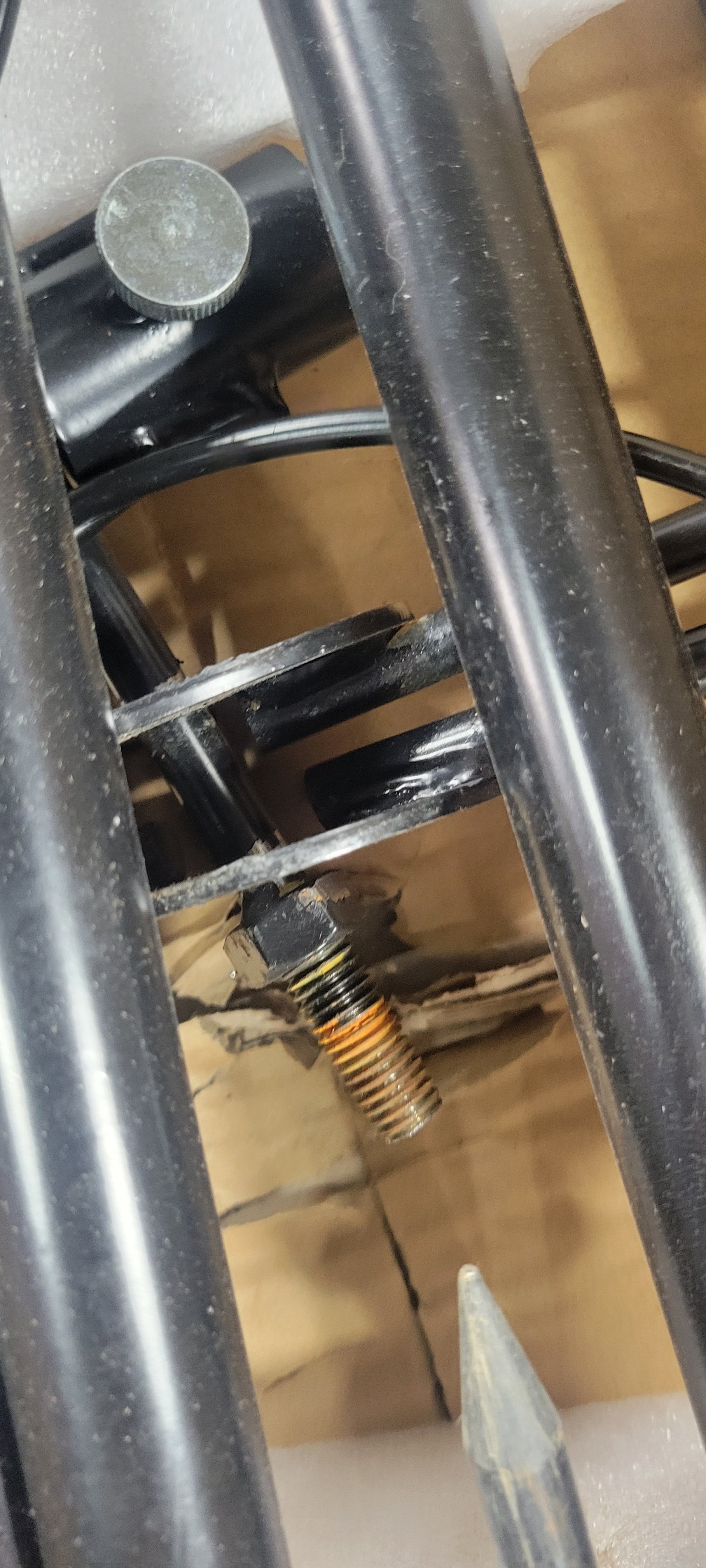 2-Pack Black Metal Light Poles w/ Hooks