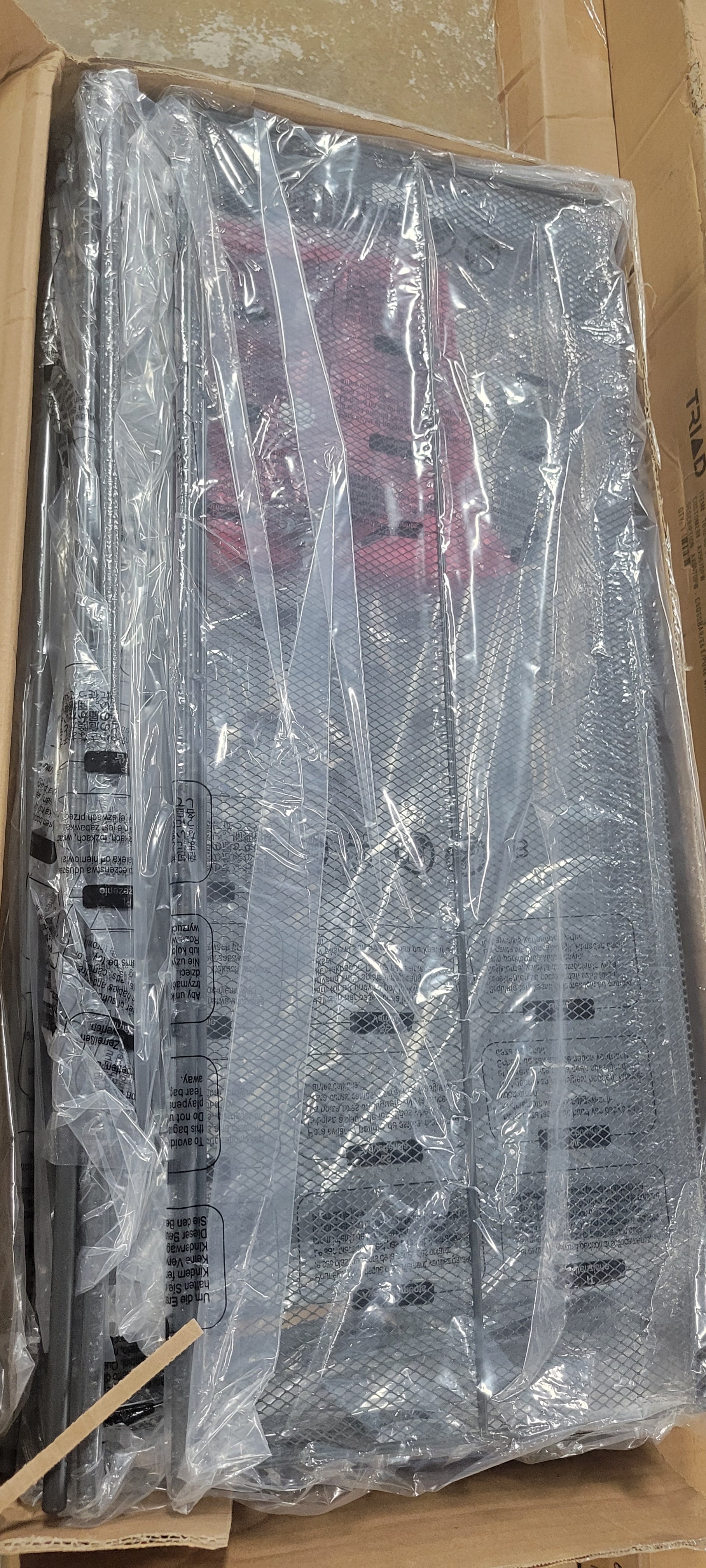 3-Tier Shoe Rack Storage, Stackable Shoe Shelf Stand, Cool Gray