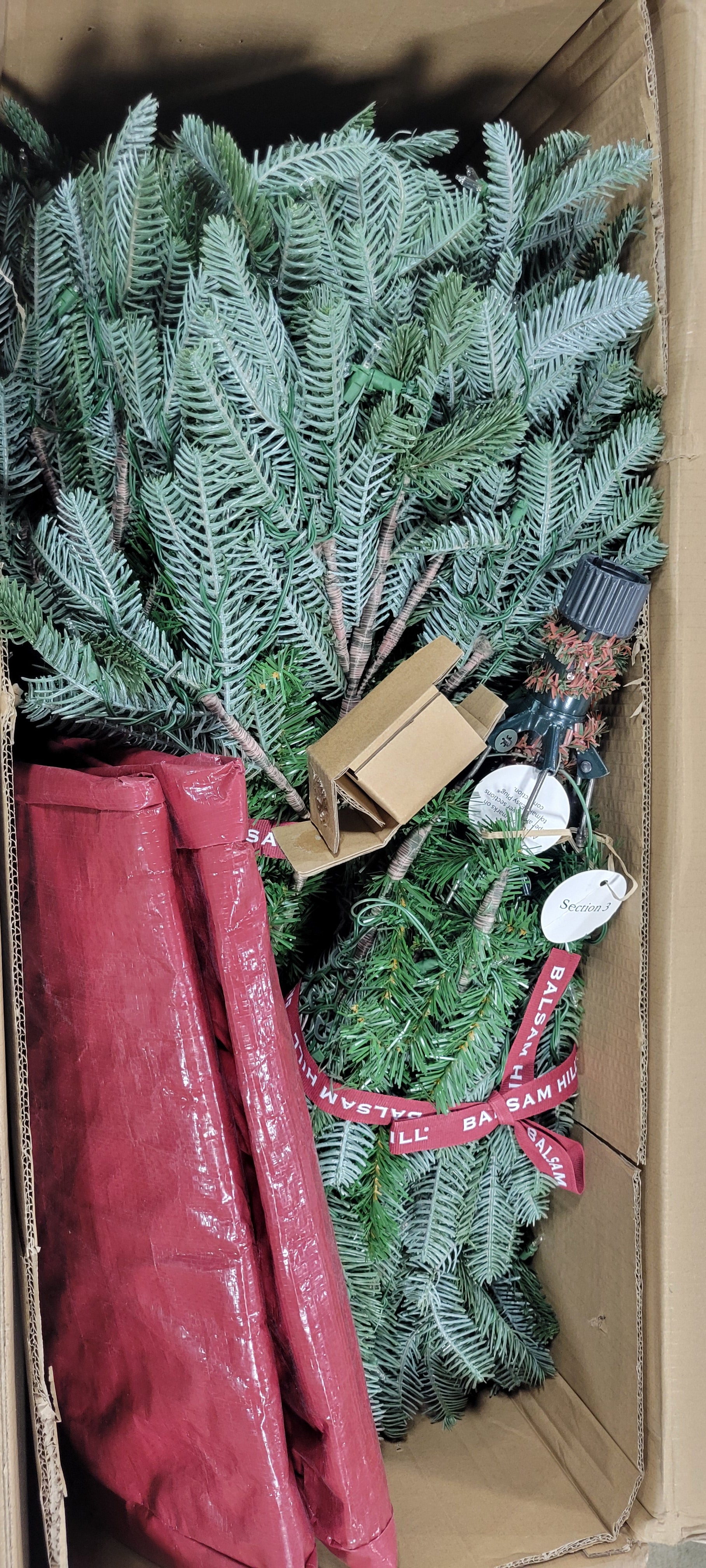 European Fir Christmas Tree Partial only