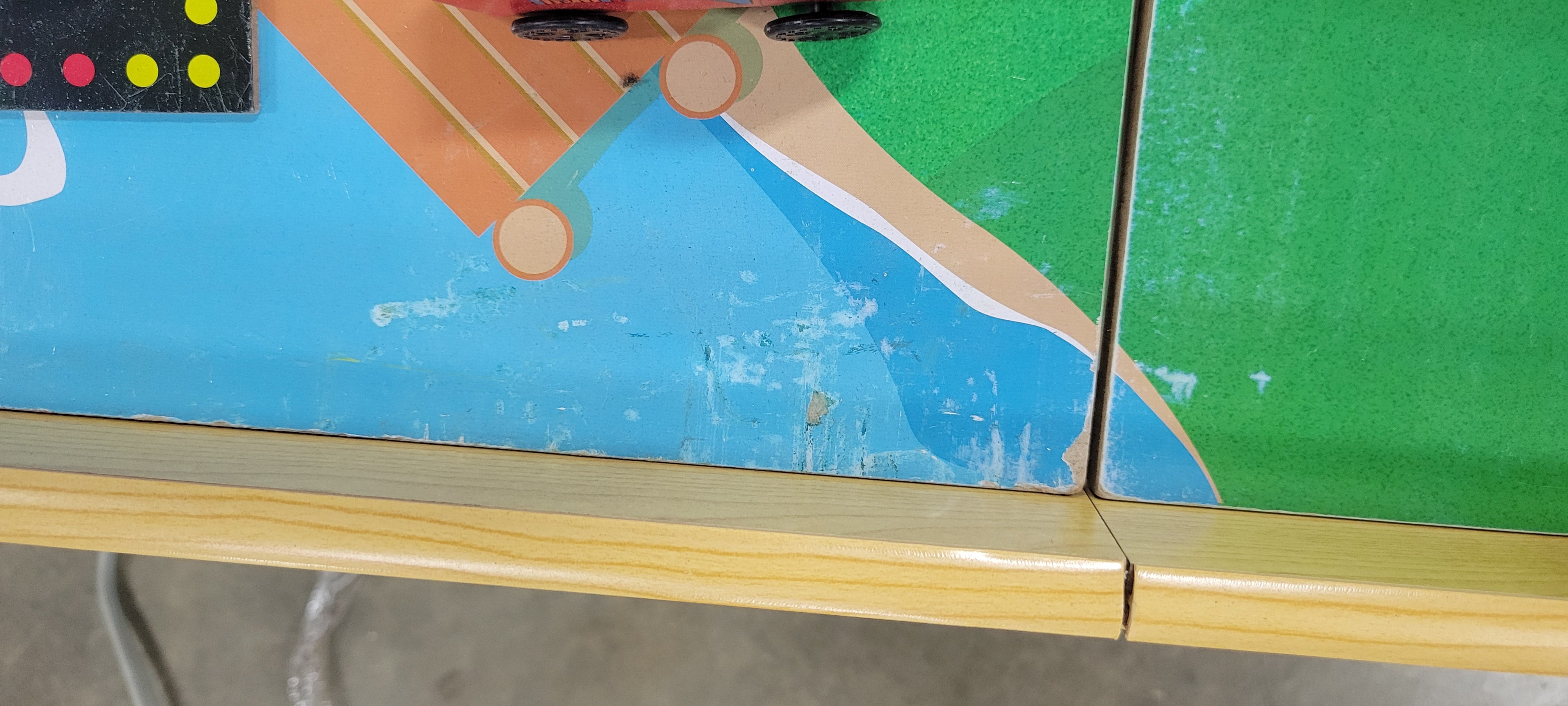 Waterfall Mountain Wooden Train Set & Table with 120 Pieces, 3 Storage Bins