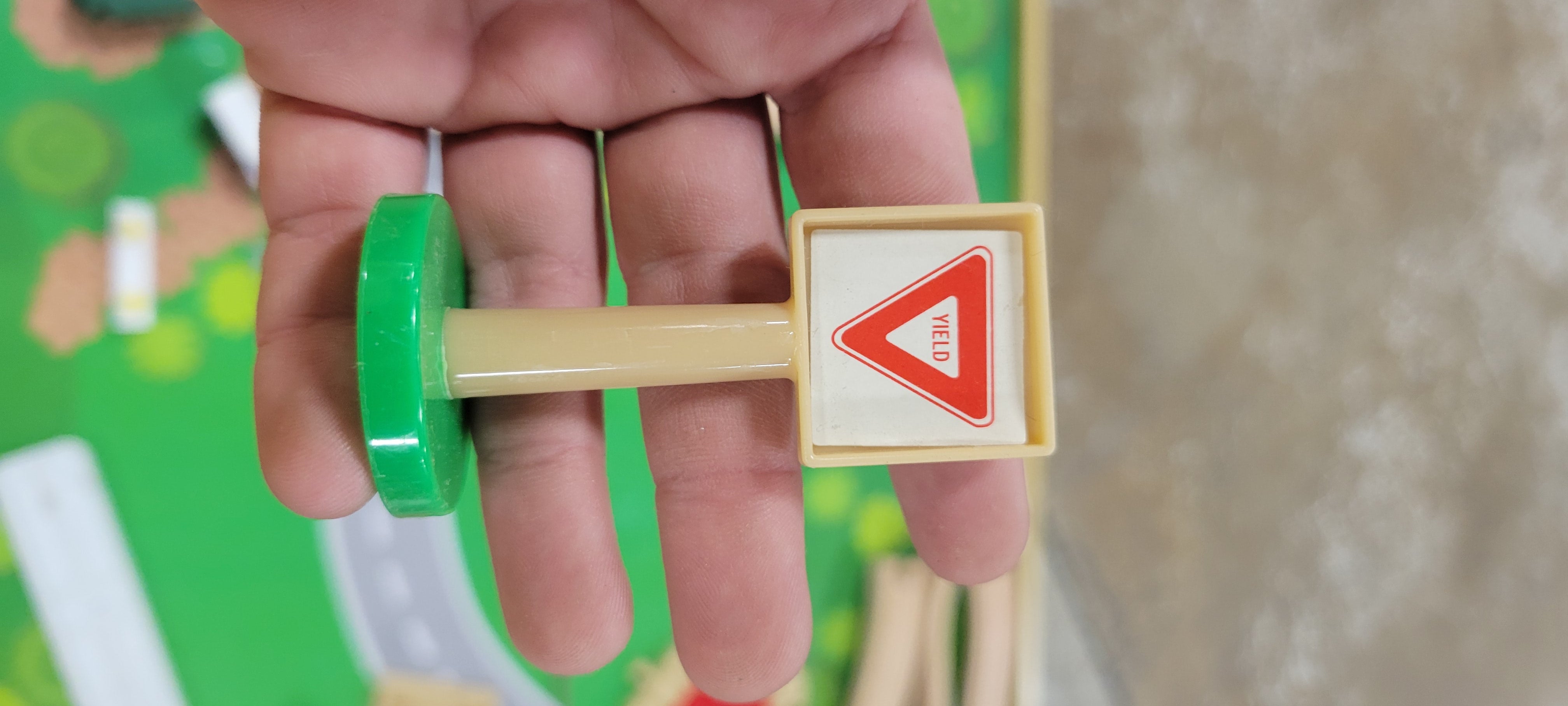 Waterfall Mountain Wooden Train Set & Table with 120 Pieces, 3 Storage Bins