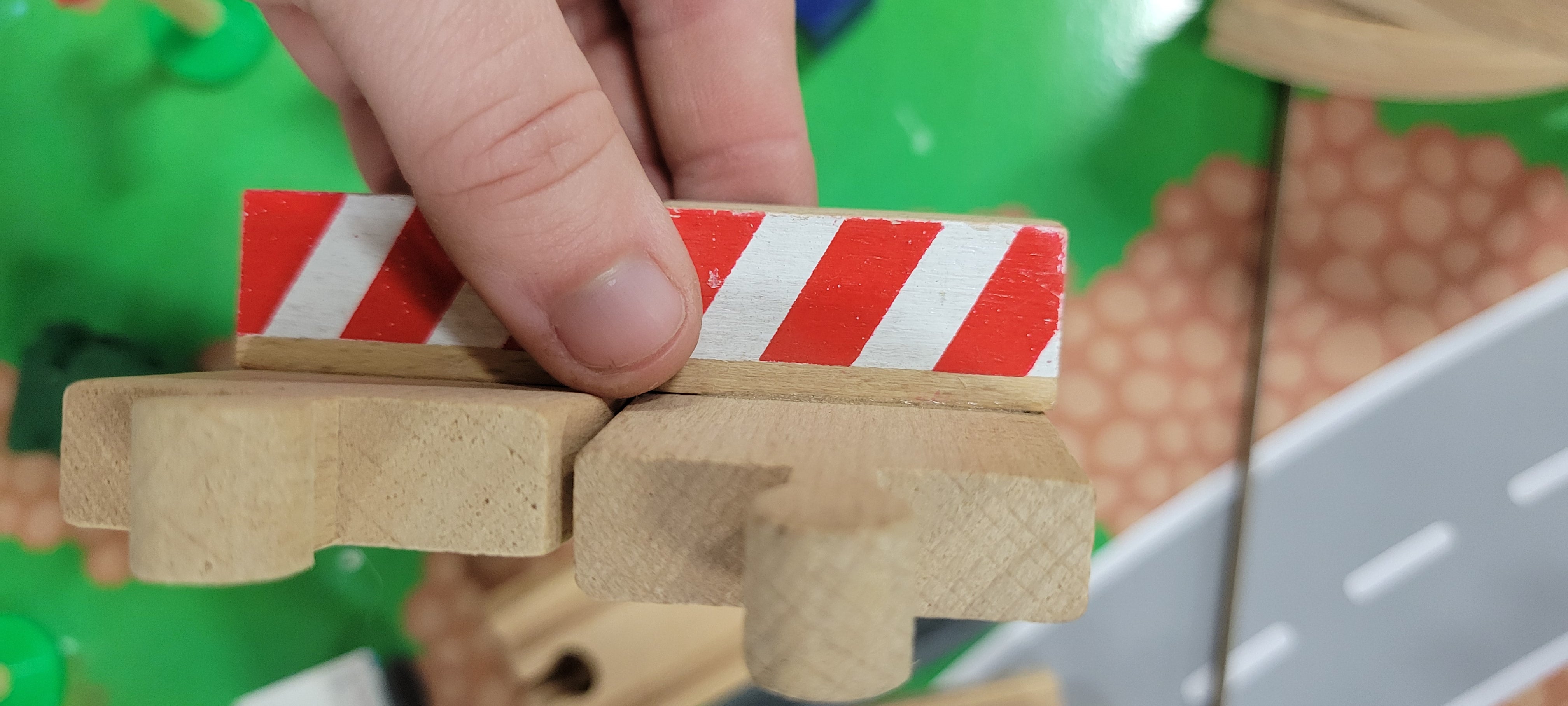 Waterfall Mountain Wooden Train Set & Table with 120 Pieces, 3 Storage Bins