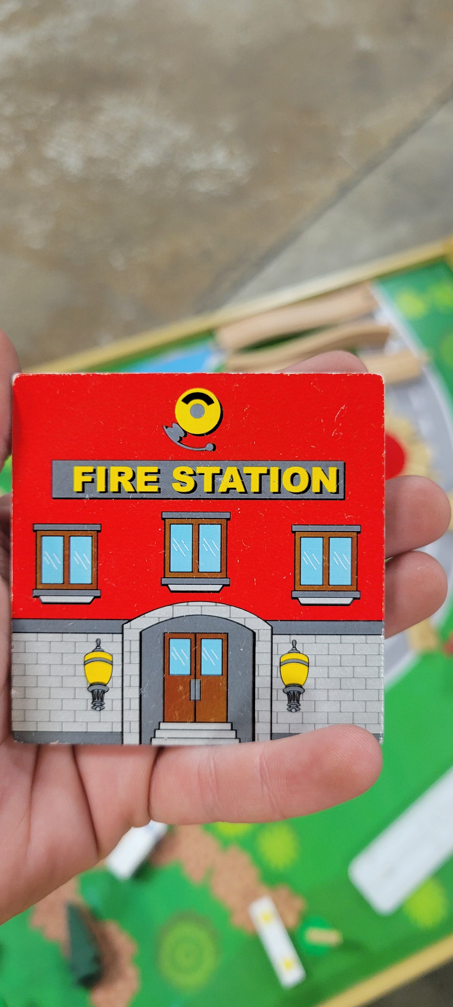 Waterfall Mountain Wooden Train Set & Table with 120 Pieces, 3 Storage Bins