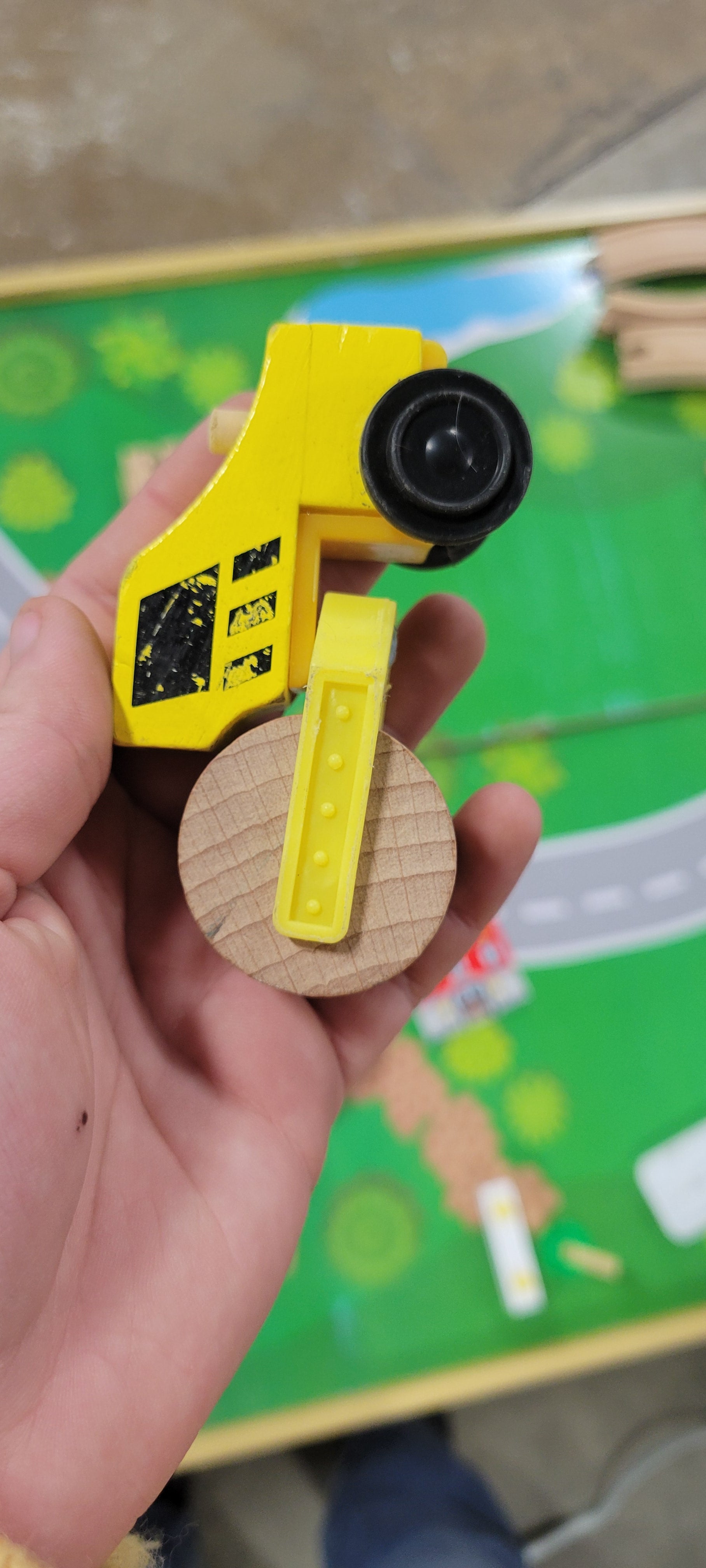 Waterfall Mountain Wooden Train Set & Table with 120 Pieces, 3 Storage Bins