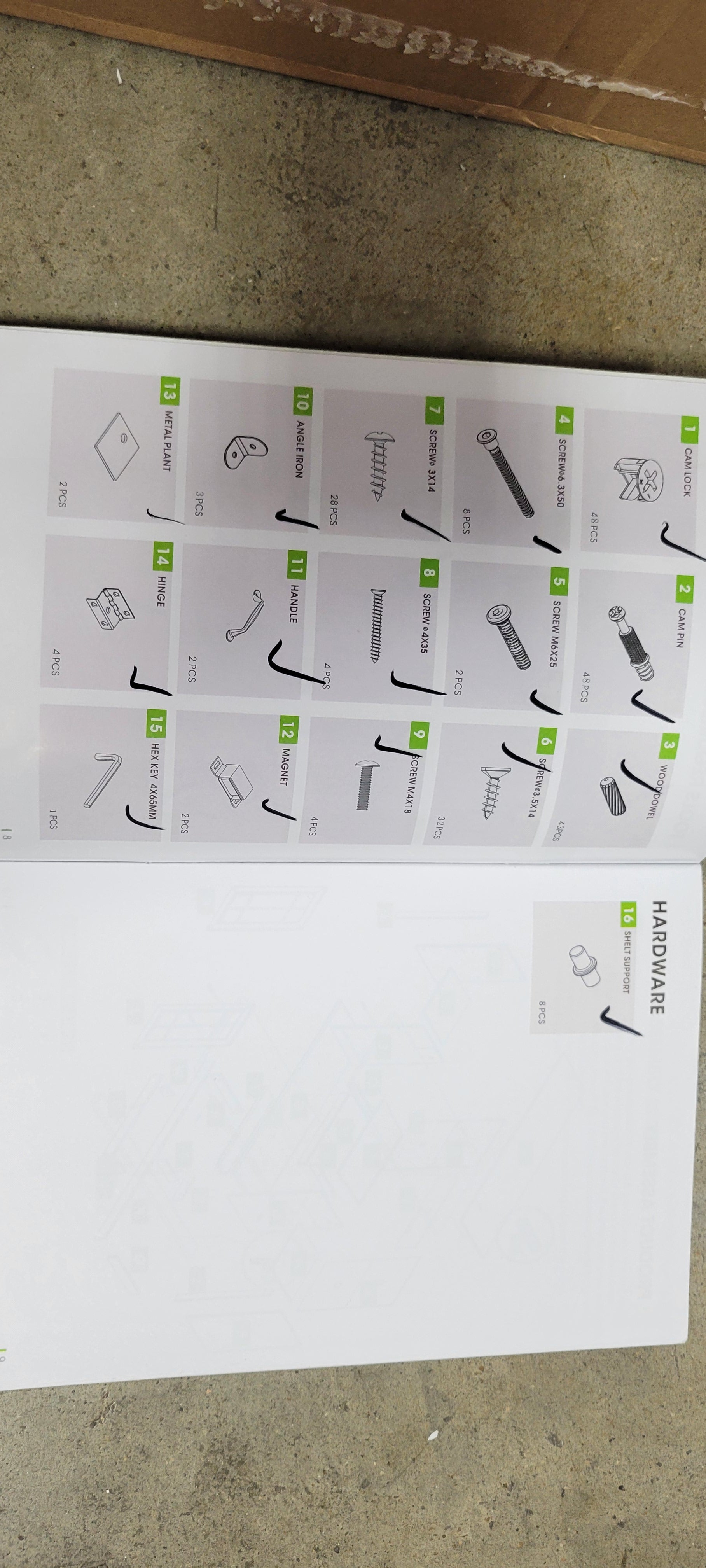 Farmhouse TV Stand Glass Cabinet ONLY