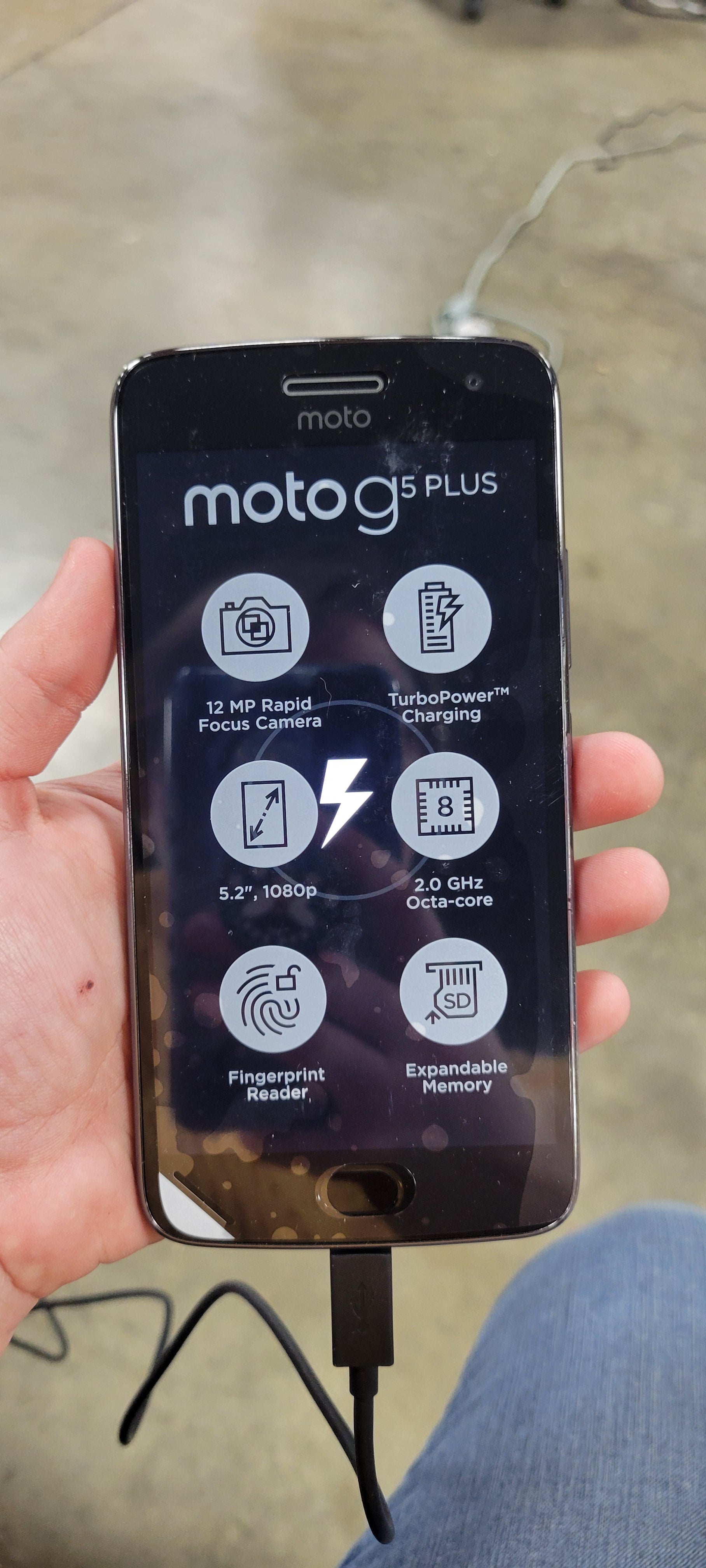 Moto G Plus (5th Generation) - Lunar Gray - 32 GB