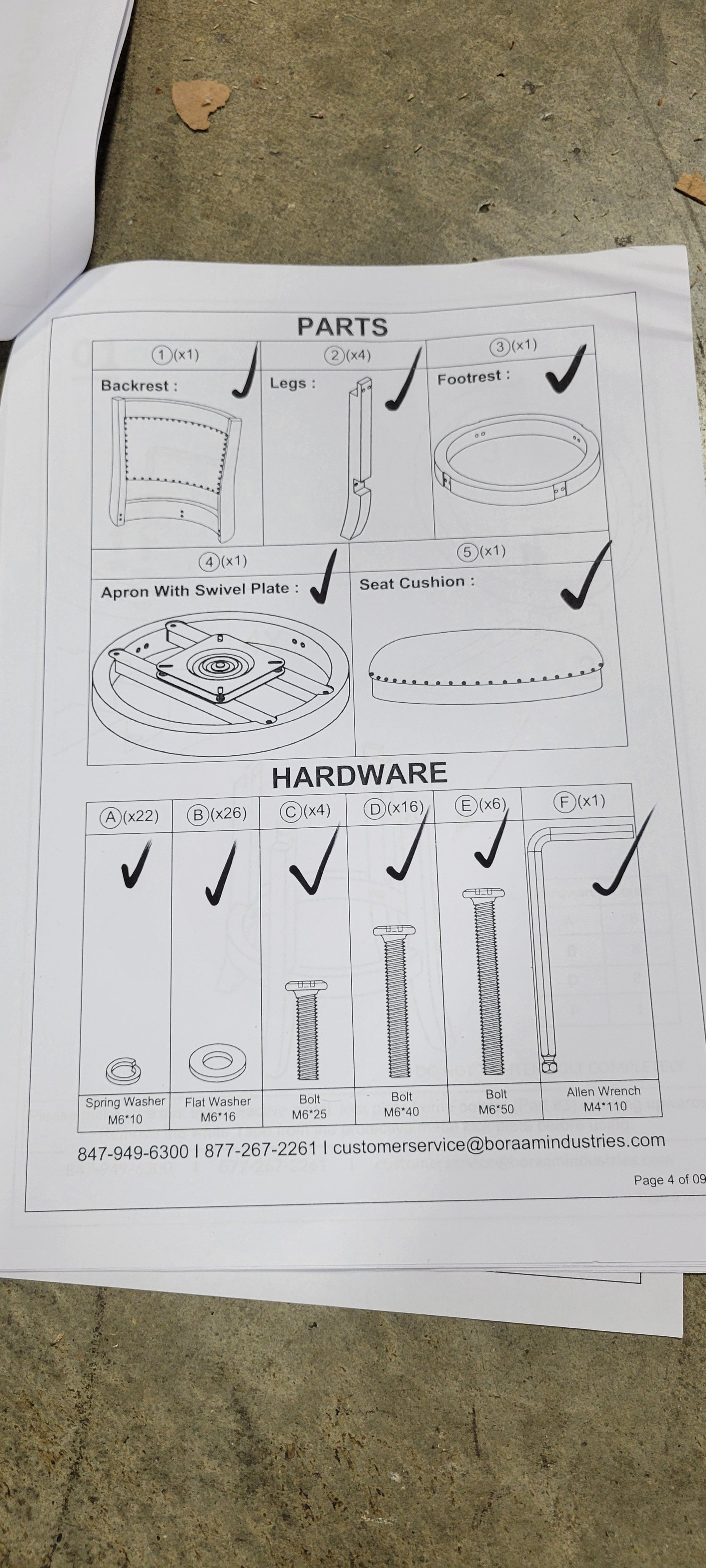 Augusta Swivel Counter Height Barstool Hardwood