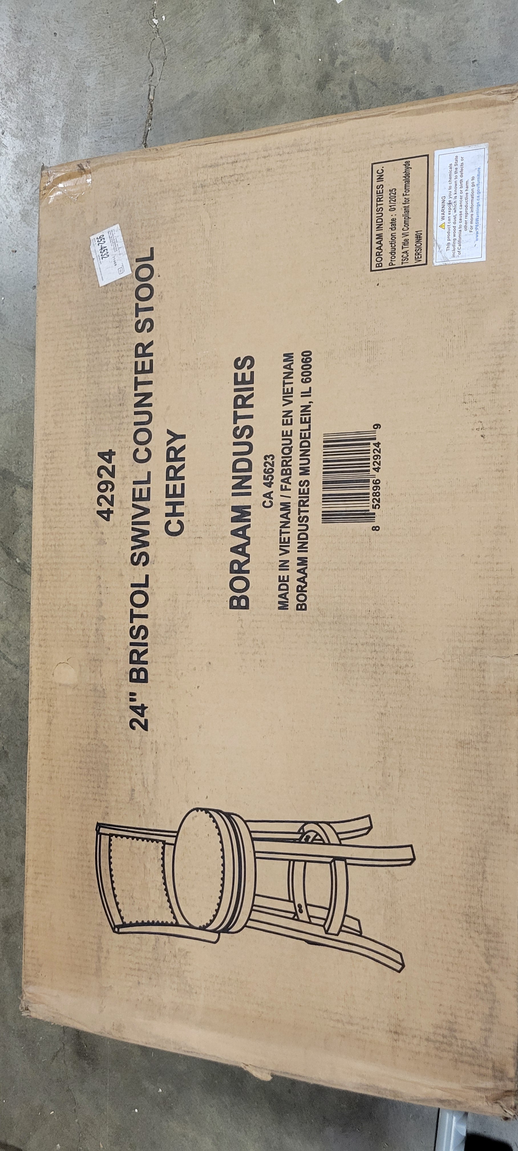 Augusta Swivel Counter Height Barstool Hardwood